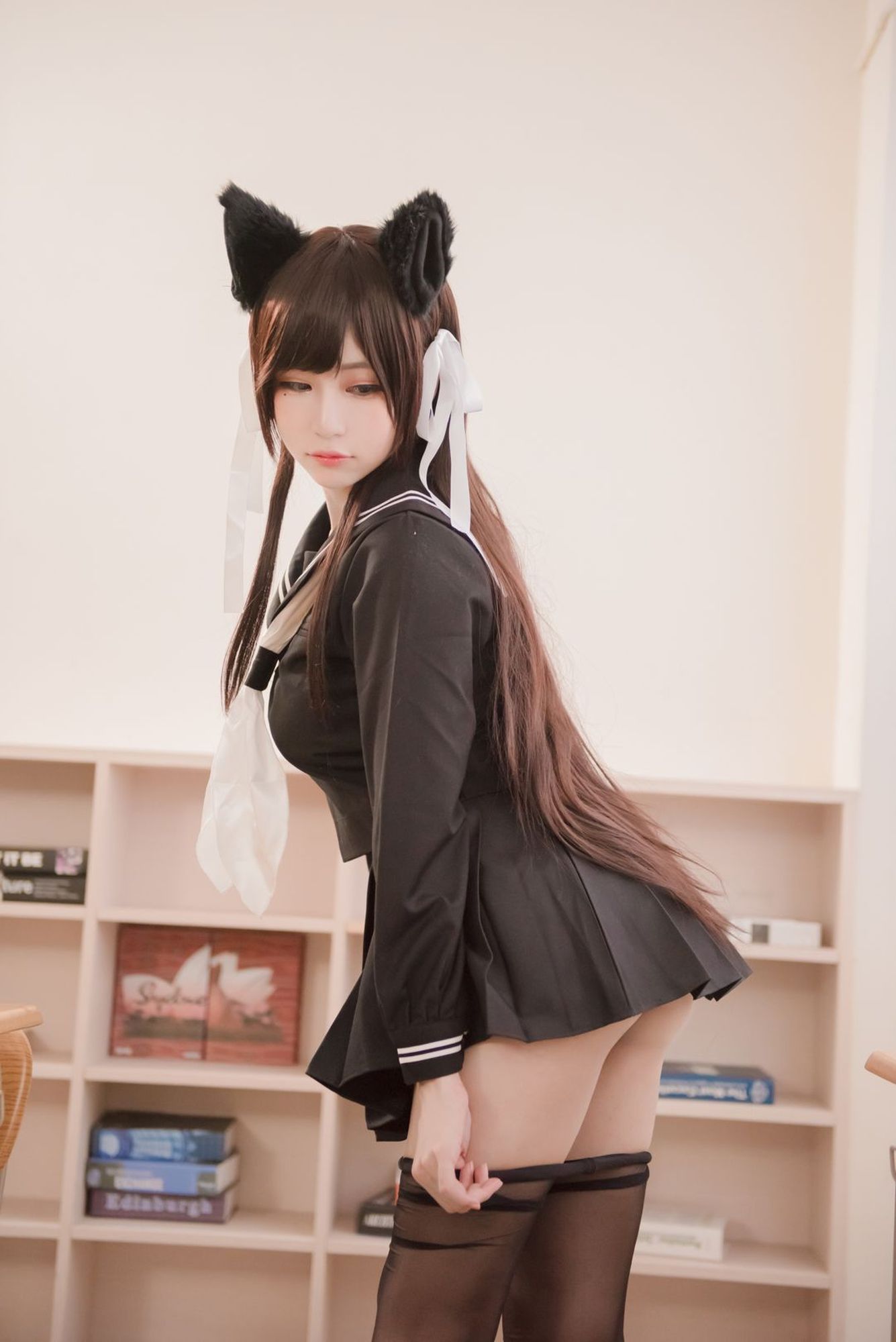 No.007-黑丝兽耳 [14P]-次元堂