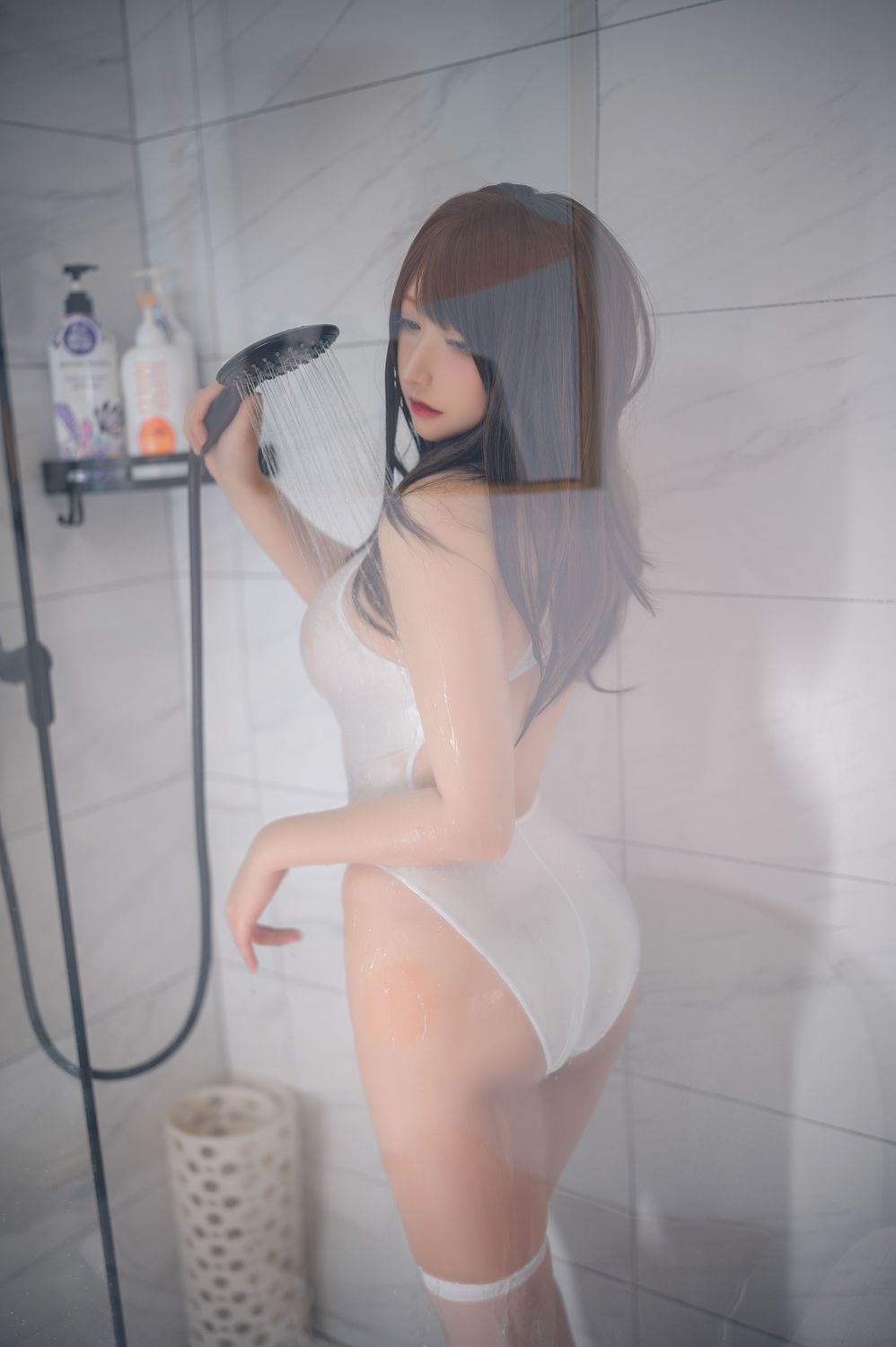 No.001-白色竞泳 [20P]-次元堂