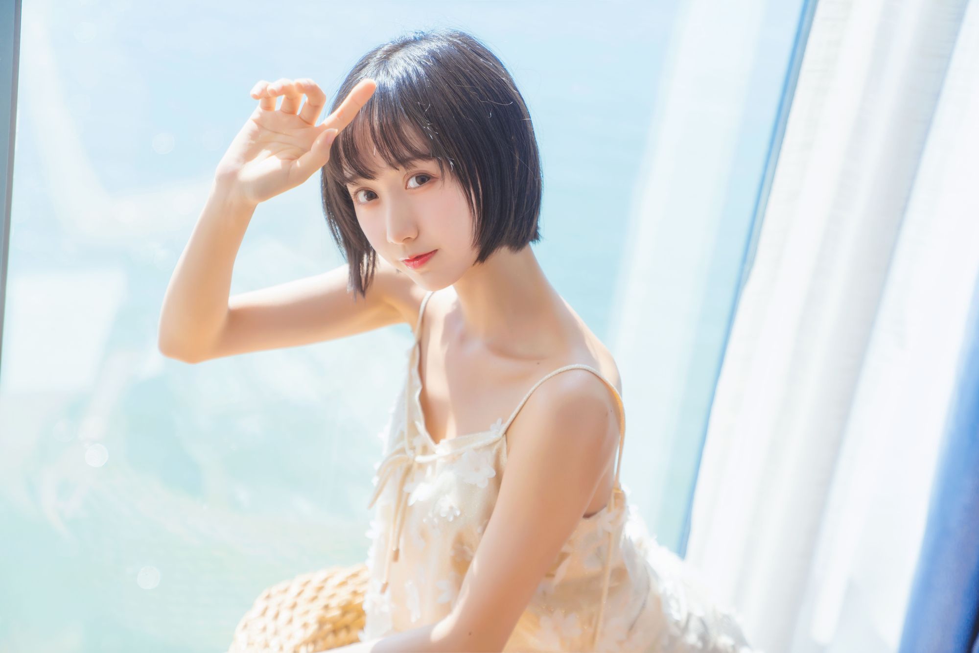 No.054-暖冬的海 米色裙子 [22P]-次元堂
