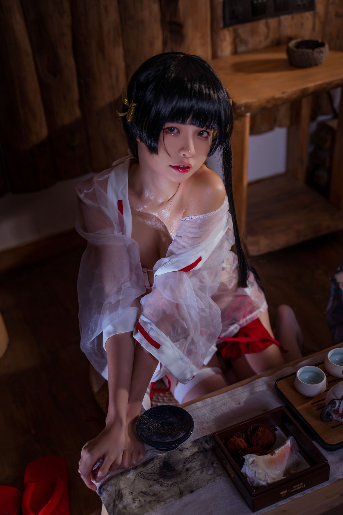 No.015 – 温泉巫女 [50P]-次元堂