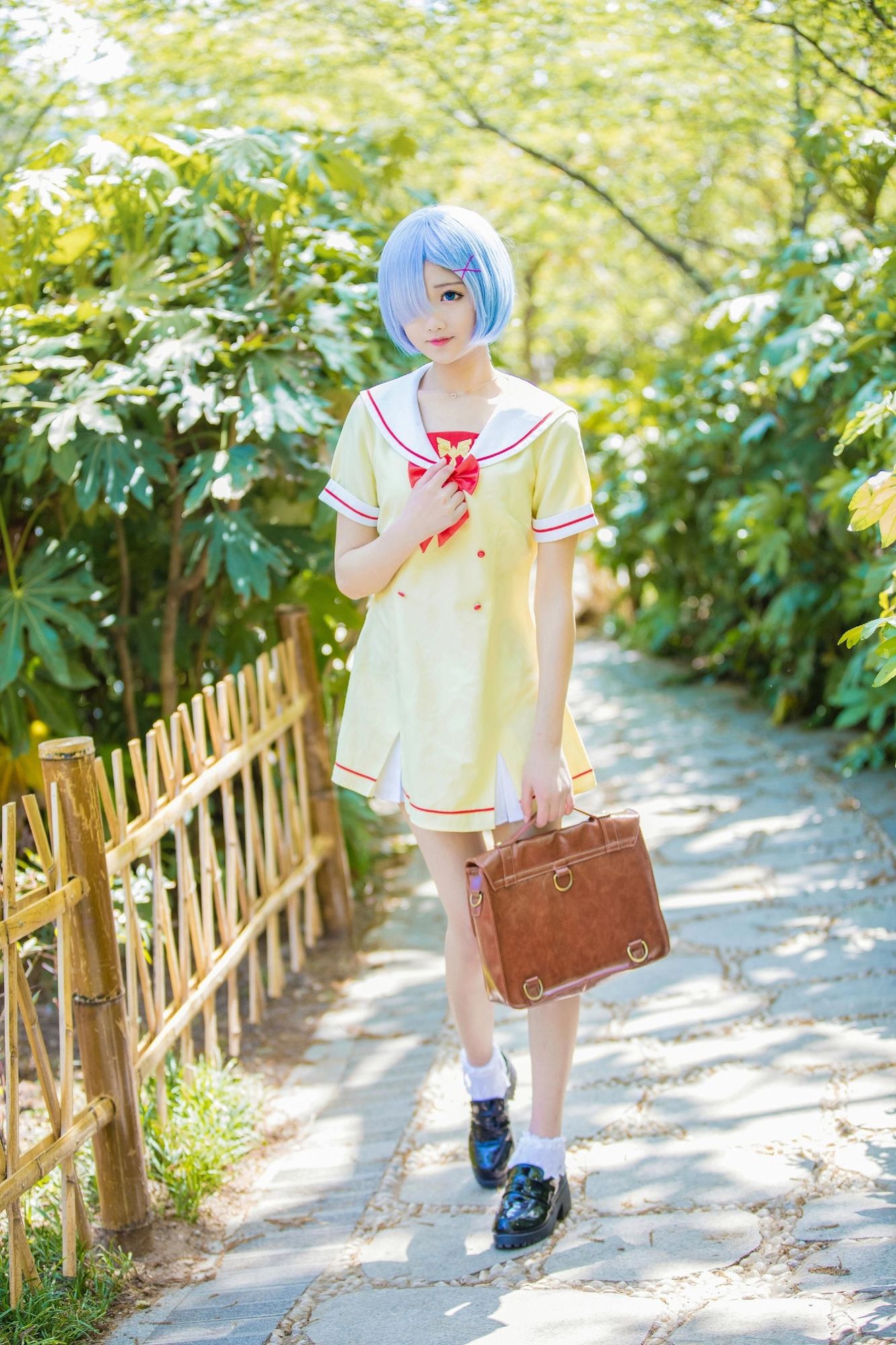 No.023-RE从零开始的异世界生活 蕾姆JK2 [9P]-次元堂