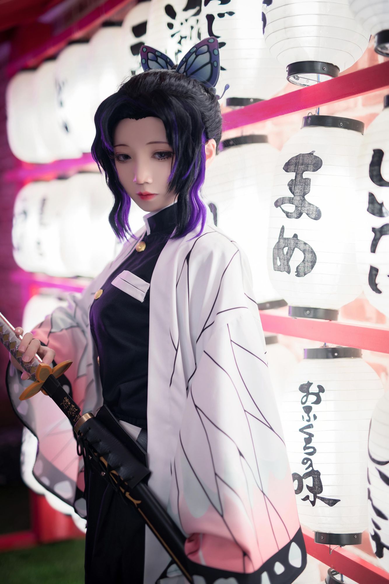 No.035-鬼灭之刃 蝴蝶忍 [12P]-次元堂