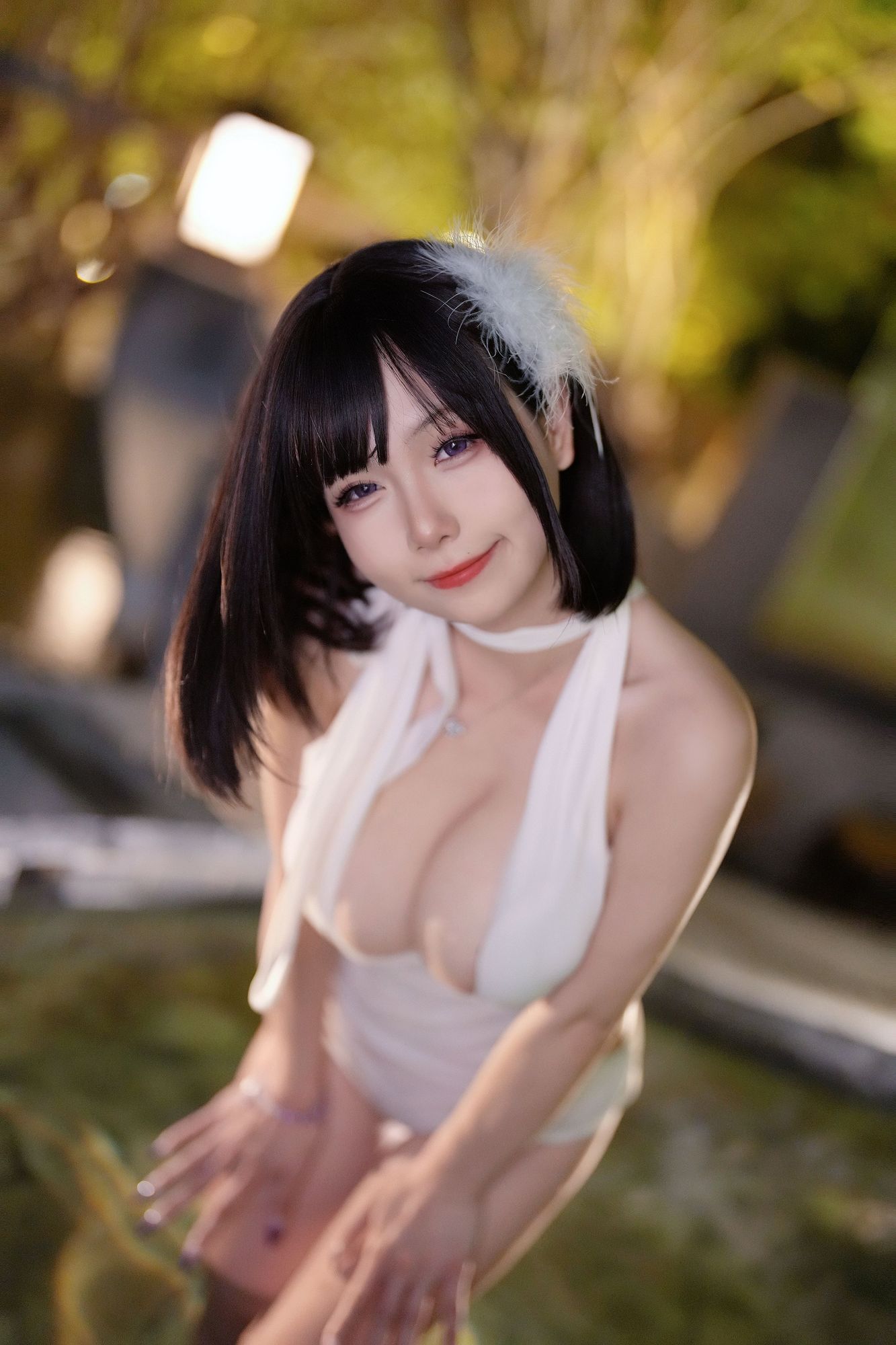 No.011-夏日白色泳装 [23P 1V]-次元堂