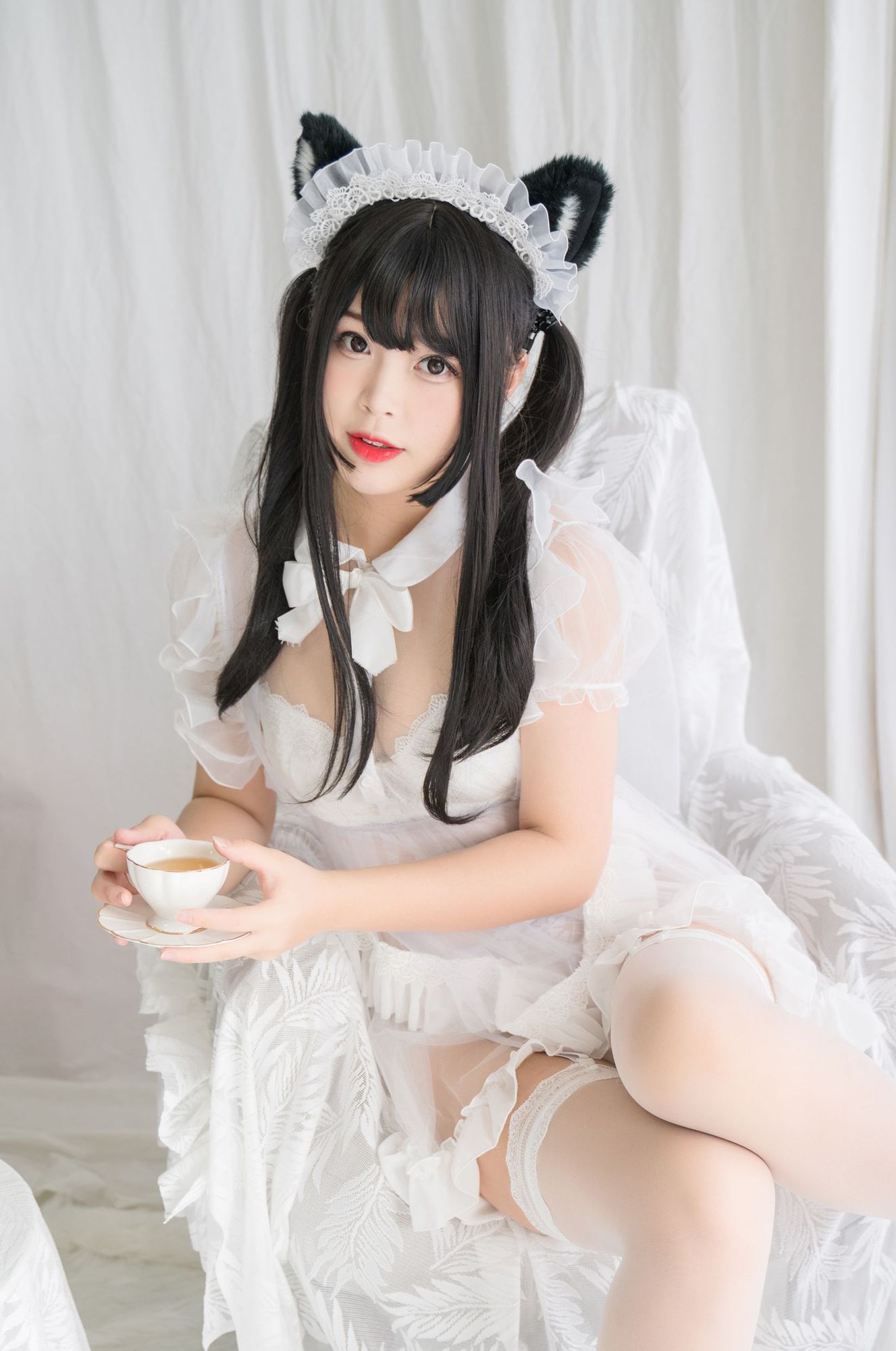 No.058 – 白猫透明女仆 [88P 8V]-次元堂