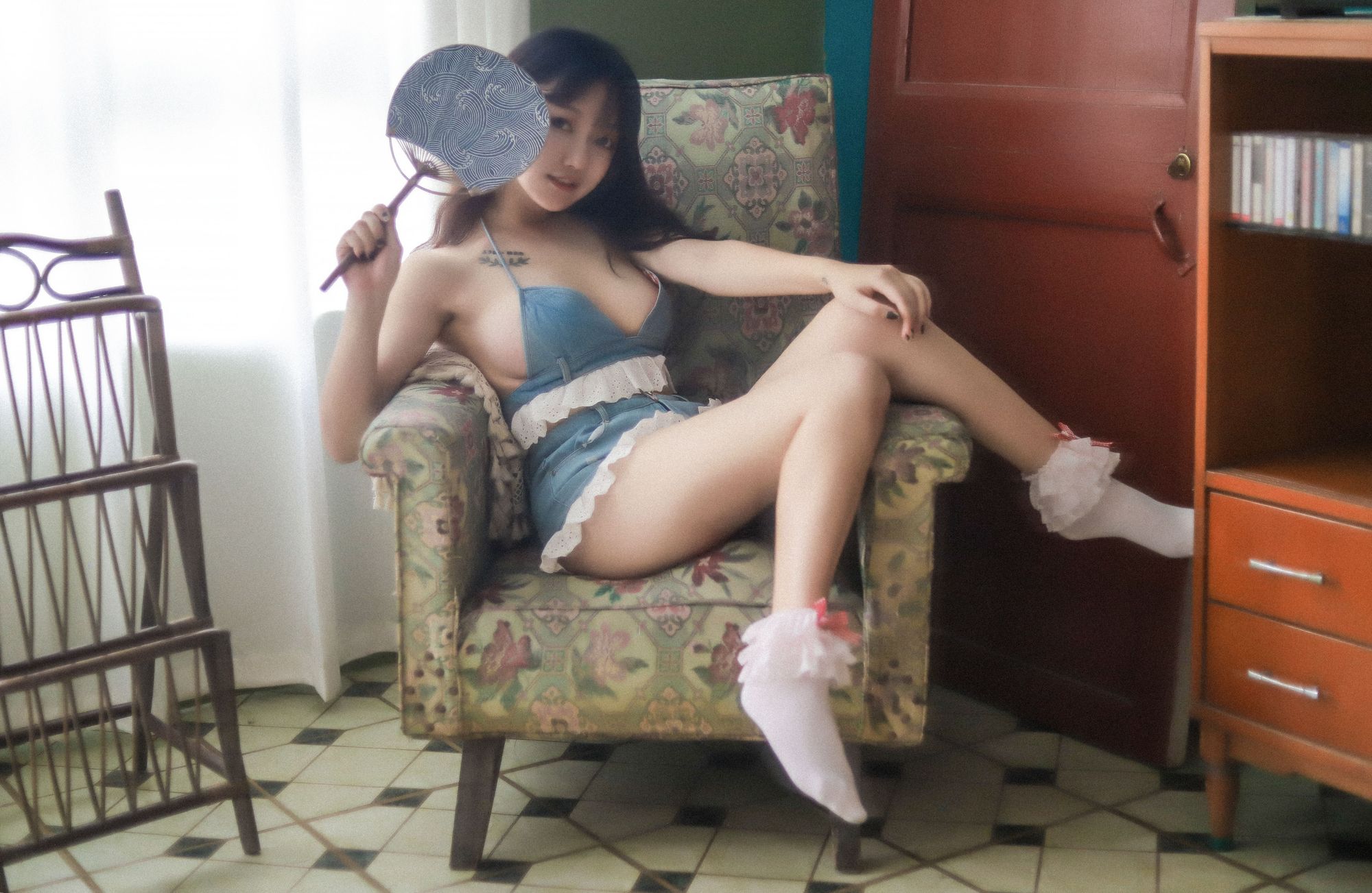 No.003-桃子听蝉 [22P]-次元堂
