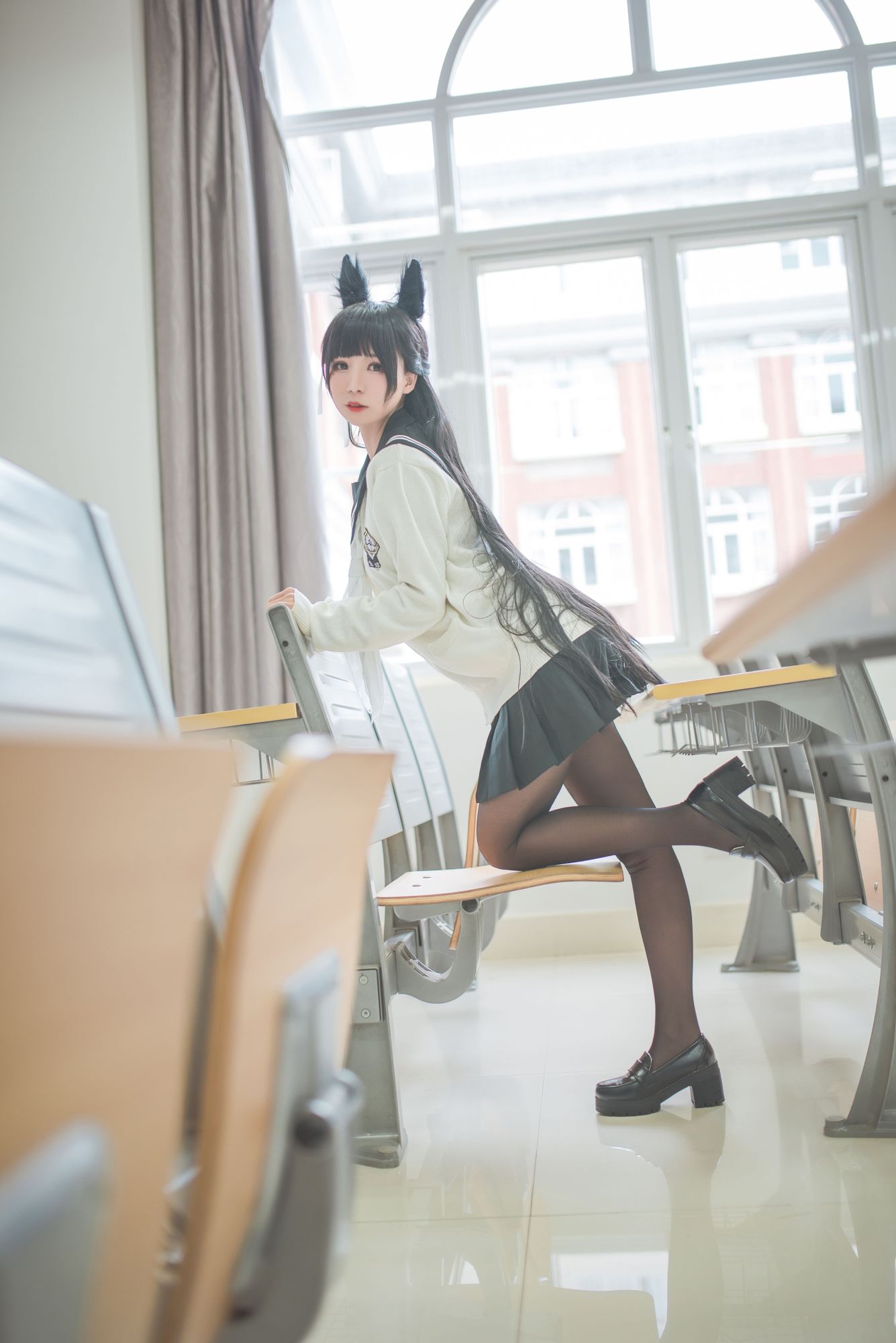 No.003-碧蓝航线 爱宕JK [9P]-次元堂
