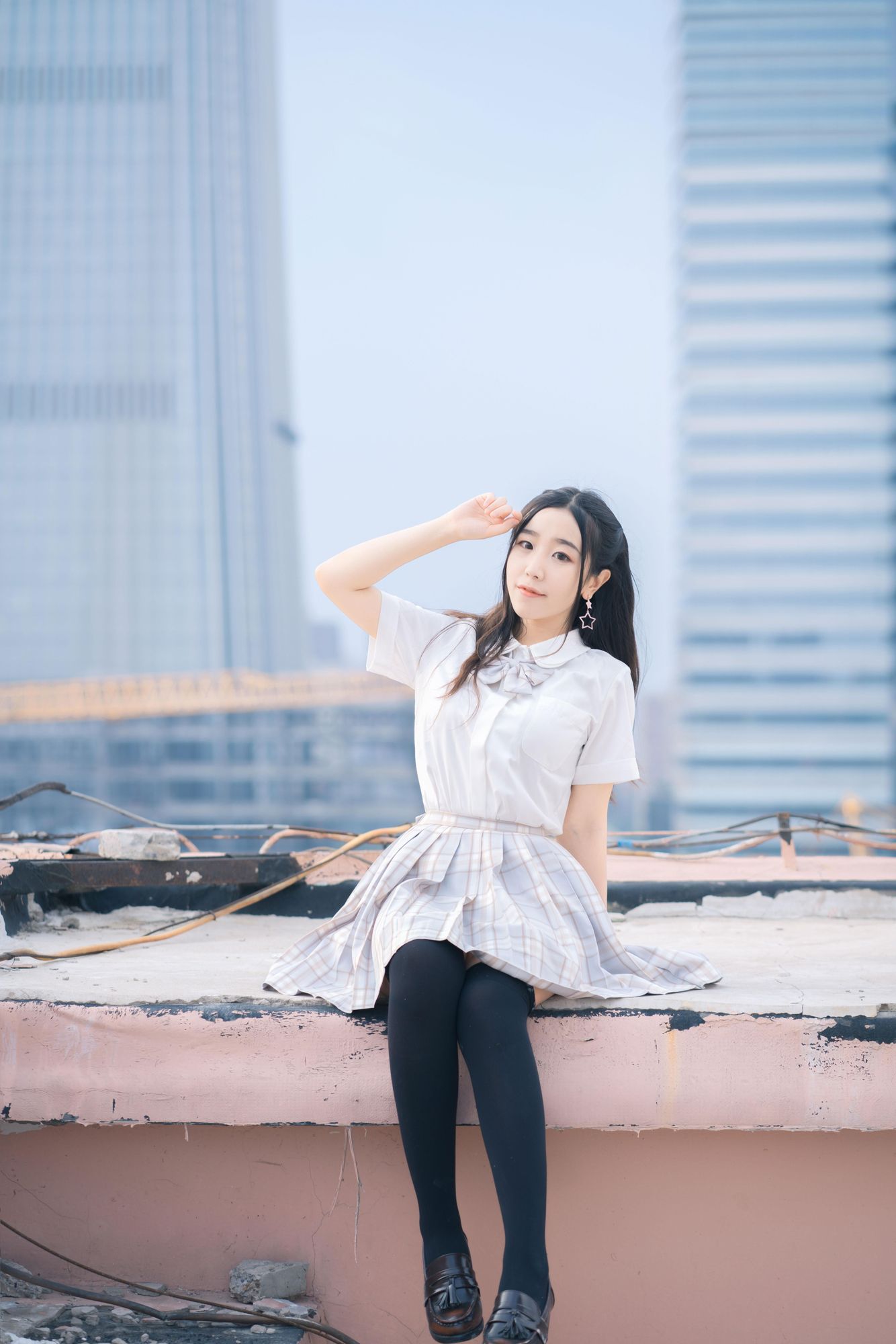 No.008-天台JK [21P]-次元堂