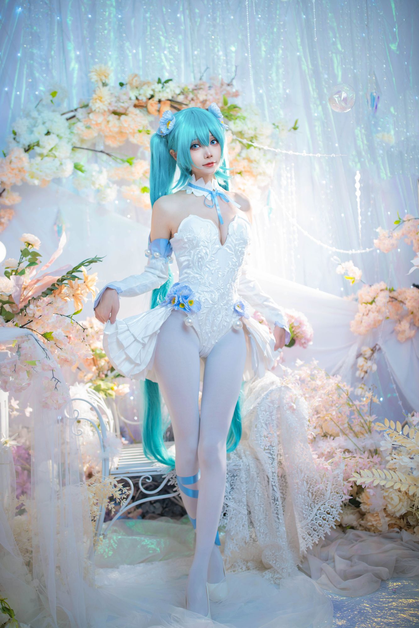 No.011 – 初音未来 粉蝶花 [42P]-次元堂