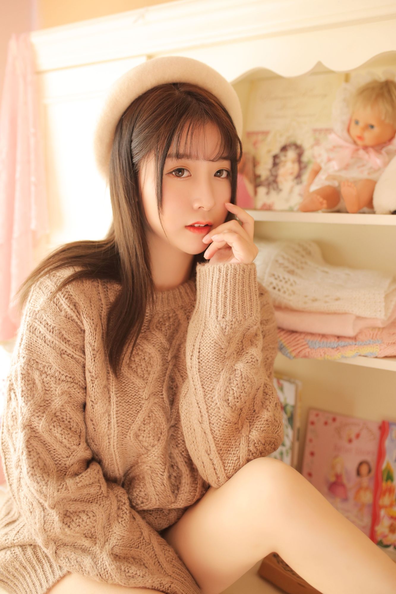 No.025-驼色毛衣 [34P]-次元堂