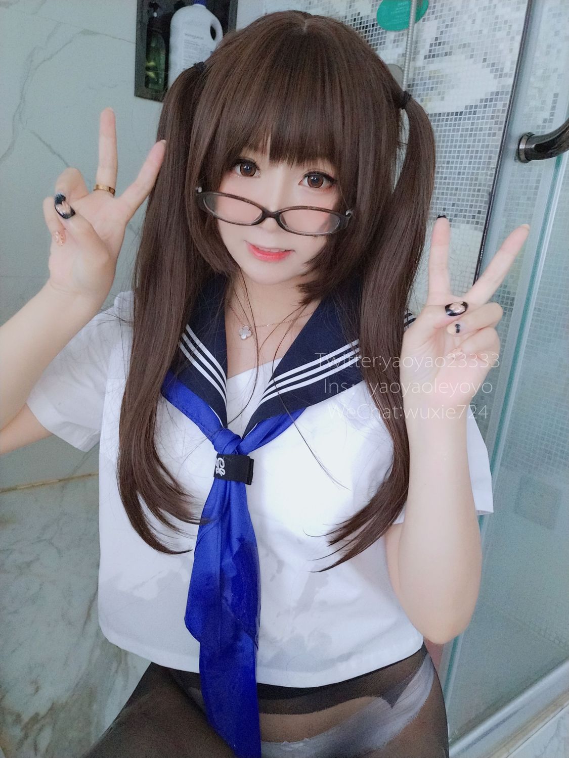 No.027-摇摇乐の蓝色jk [37P 1V]-次元堂