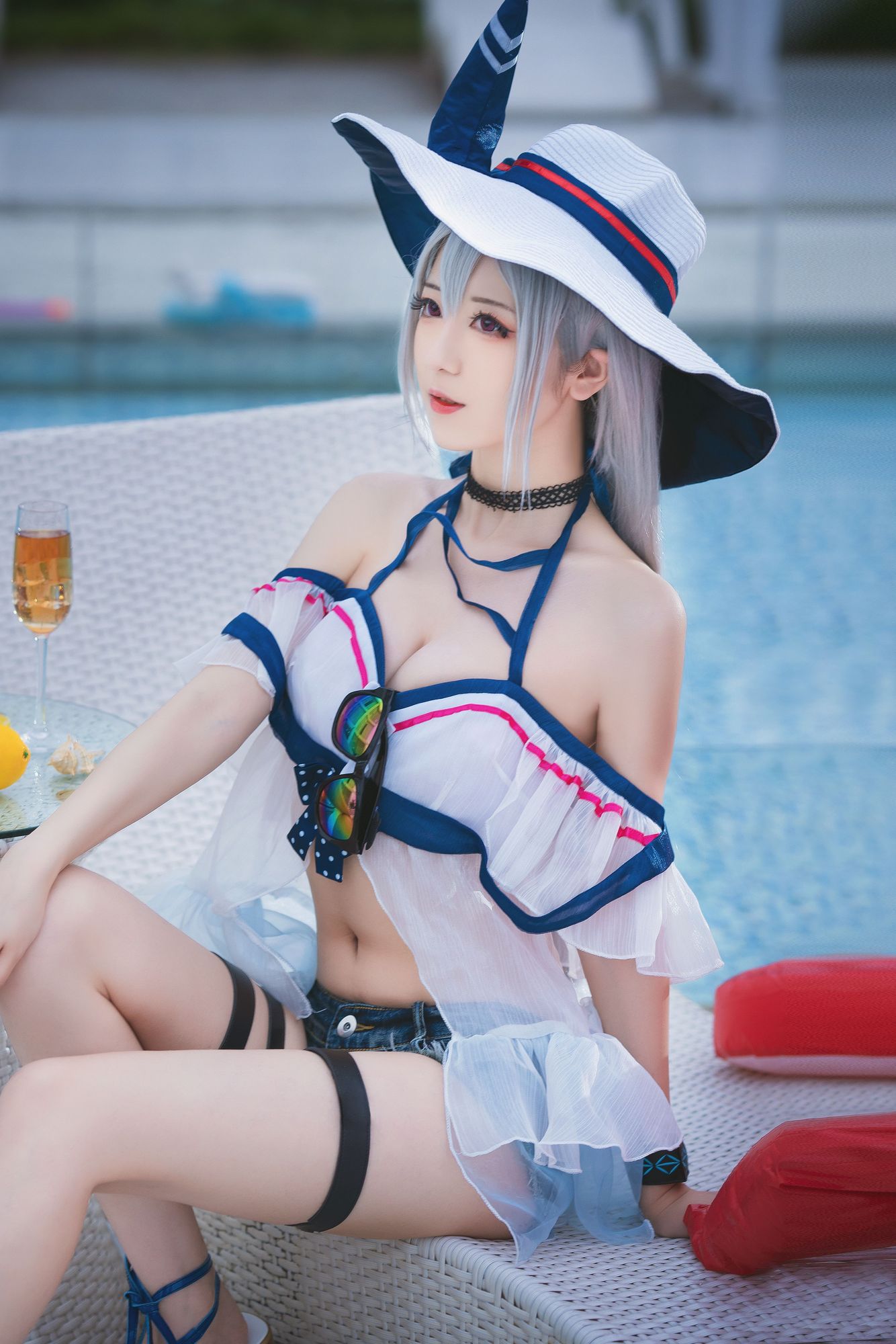 No.033-明日方舟 斯卡蒂泳装 [12P]-次元堂