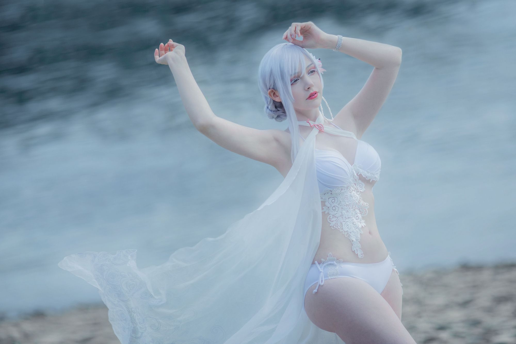 No.024-5 Saya The Fox – Snow White Mizugi [10P]-次元堂