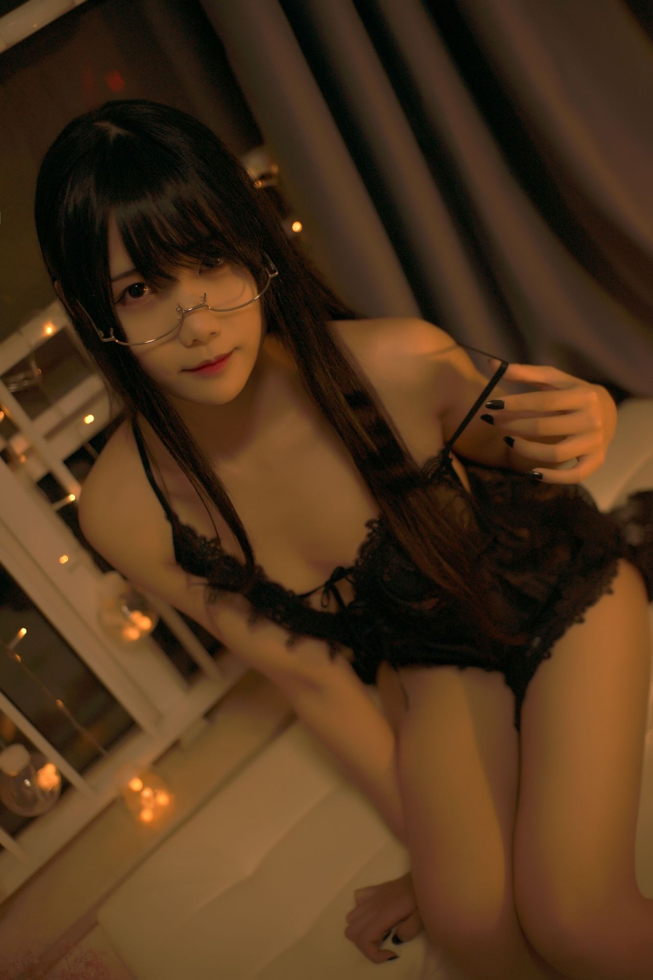 No.010-夜玫瑰与白玫瑰（两套）– 夜玫瑰 [41P]-次元堂