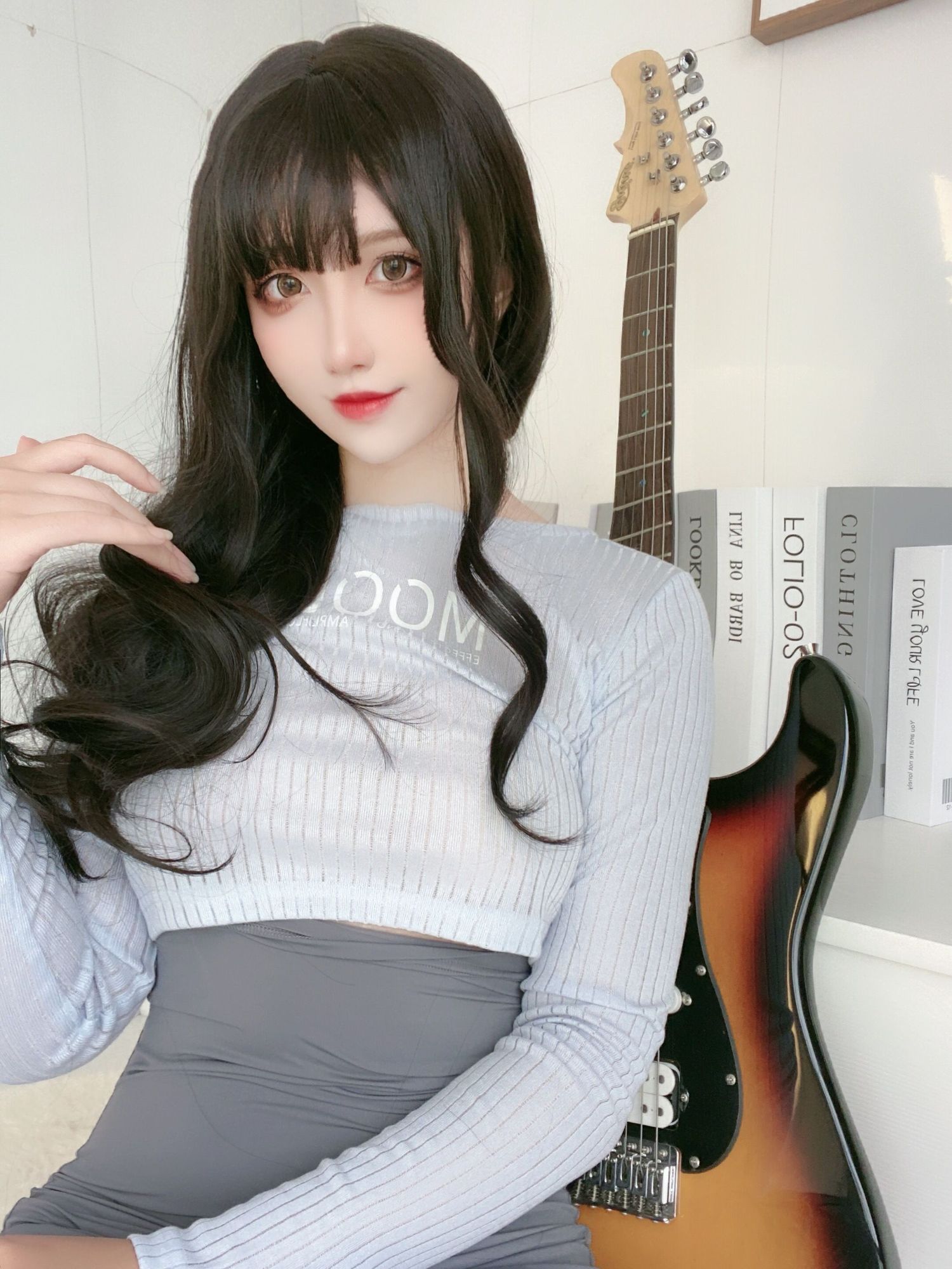 No.061-吉他妹妹包臀裙 [92P]-次元堂