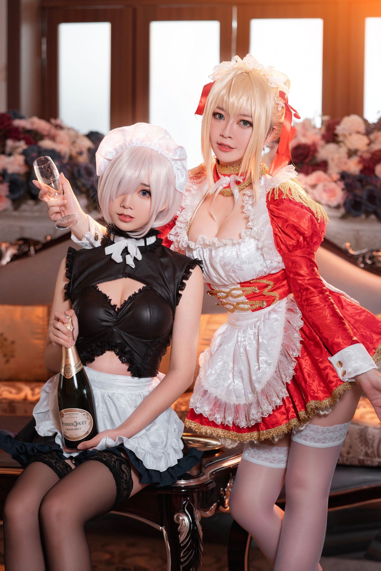 No.002-Claudius x Kyrielight Maid – 半半子X面饼仙儿 [22P]-次元堂