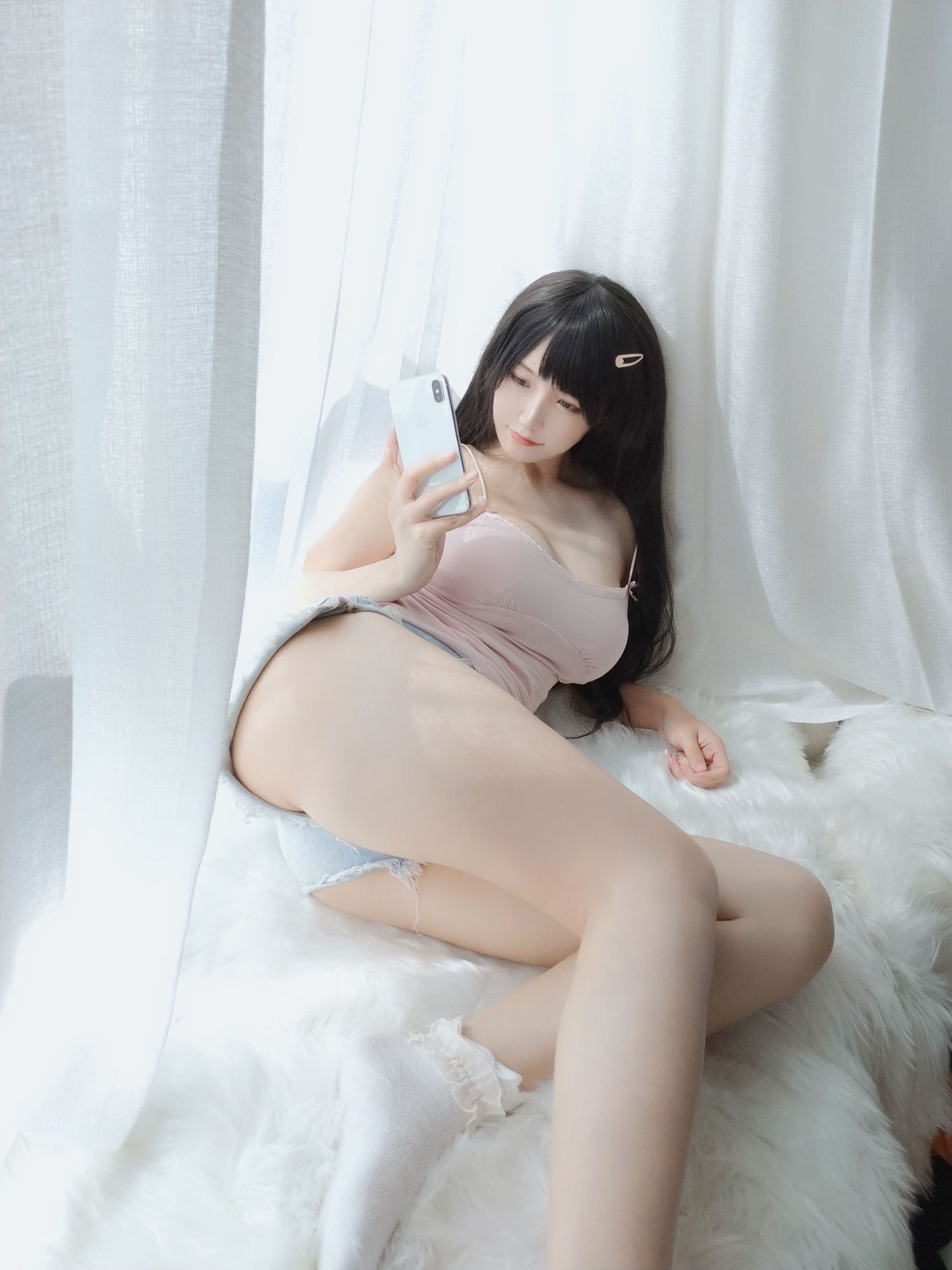 No.002-粉色吊带 [30P]-次元堂
