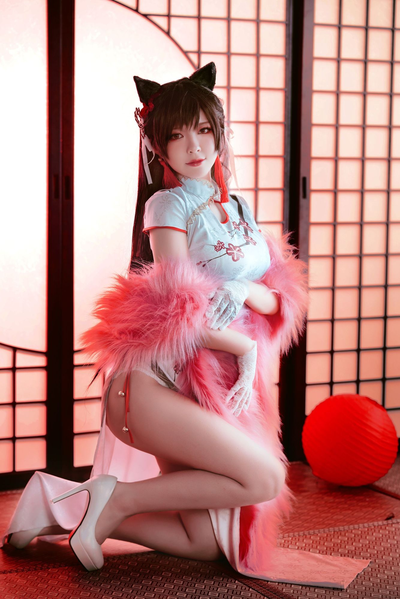 No.006-愛宕x高雄,チャイナ服 – 半半子 Banbanko、婉Yue [35P 1V]-次元堂