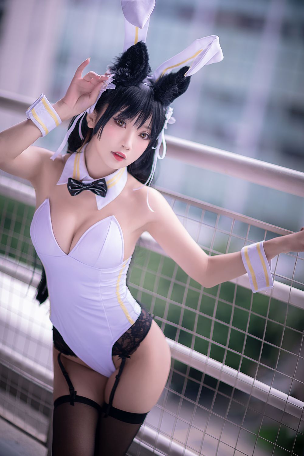 No.006-爱宕白色兔女郎 [22P]-次元堂