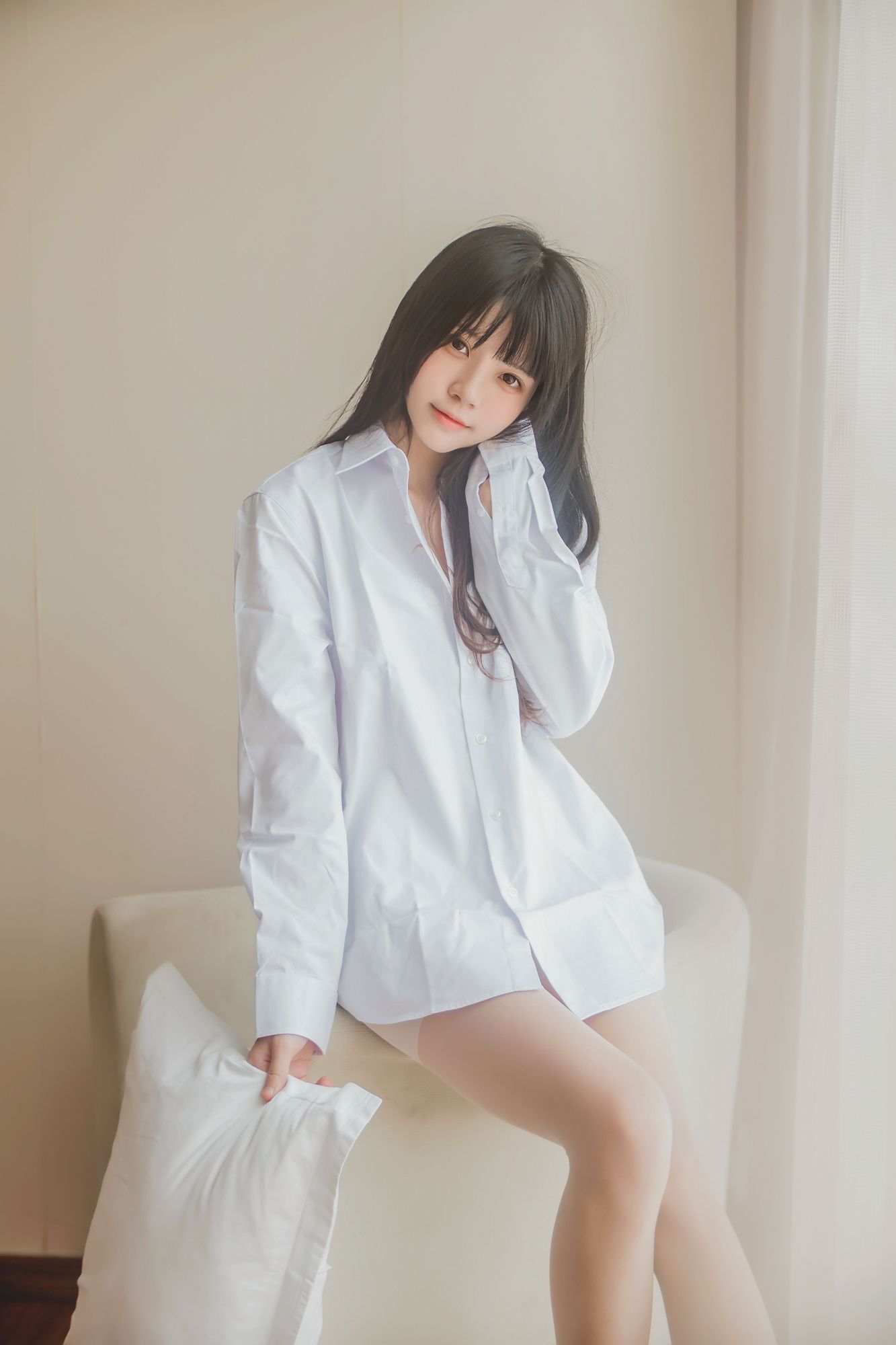 No.007-白衬衫散发 [49P]-次元堂