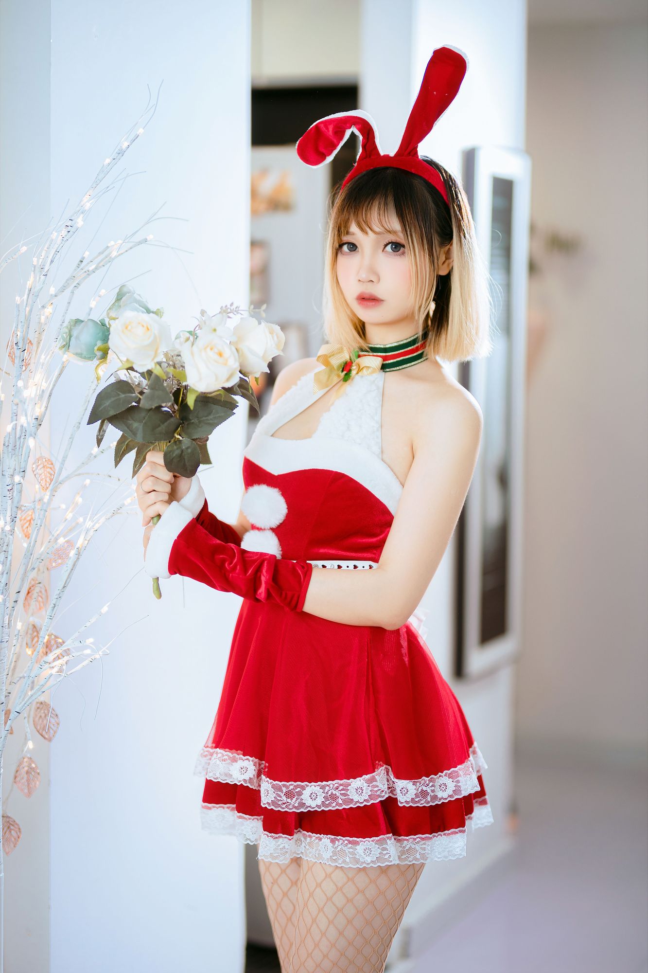No.007-网袜丝带兔兔 [46P 4V]-次元堂