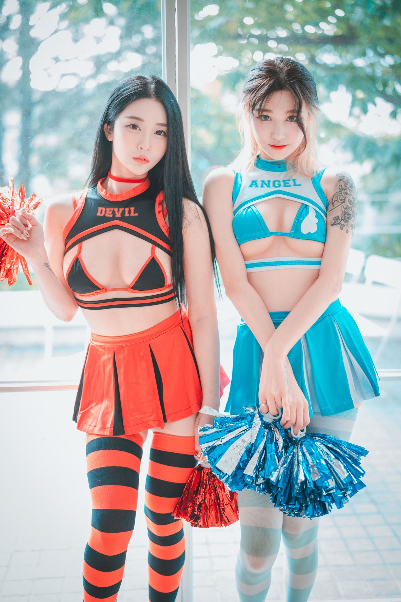 No.008-[DJAWA] Devil 666 & Angel 777(Bomi&Taeri) [81P]-次元堂