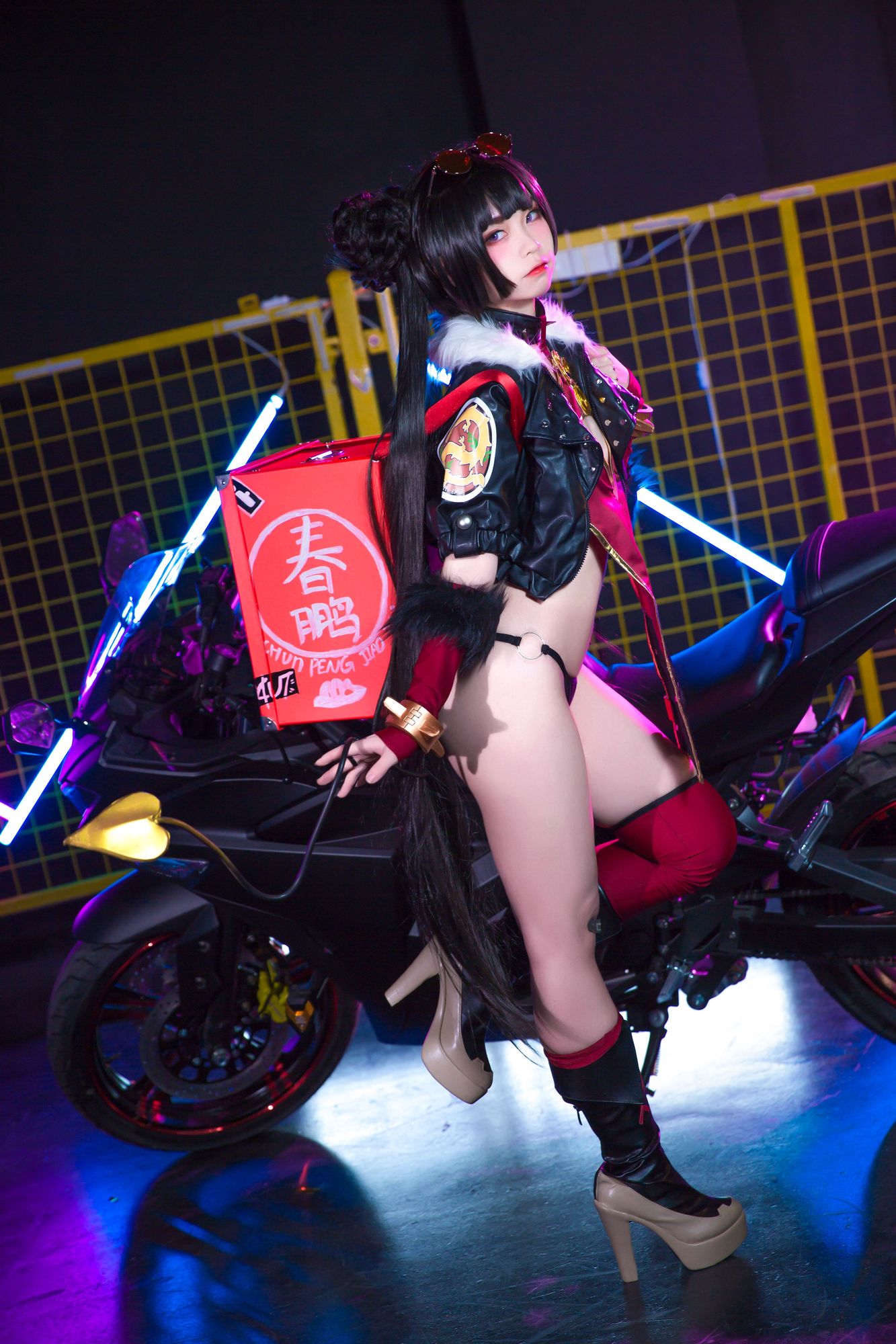 No.009-春鹏饺子外卖小妹 [24P]-次元堂