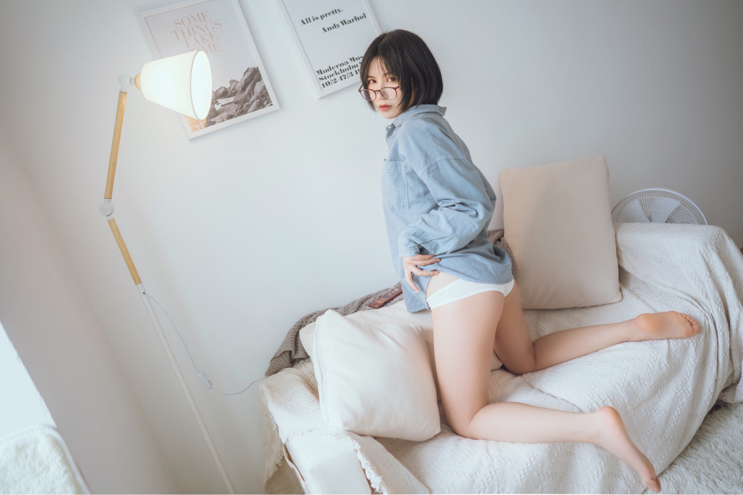 No.009-蓝色衬衫发布 [22P]-次元堂