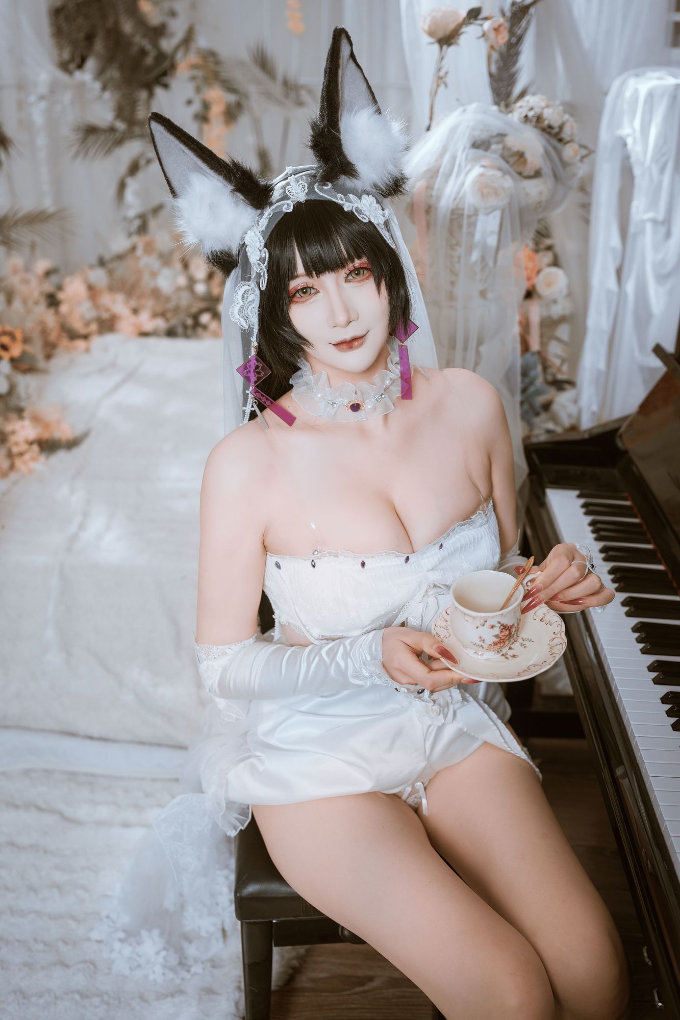 No.010 – 碧蓝航线 武藏花嫁 [40P]-次元堂