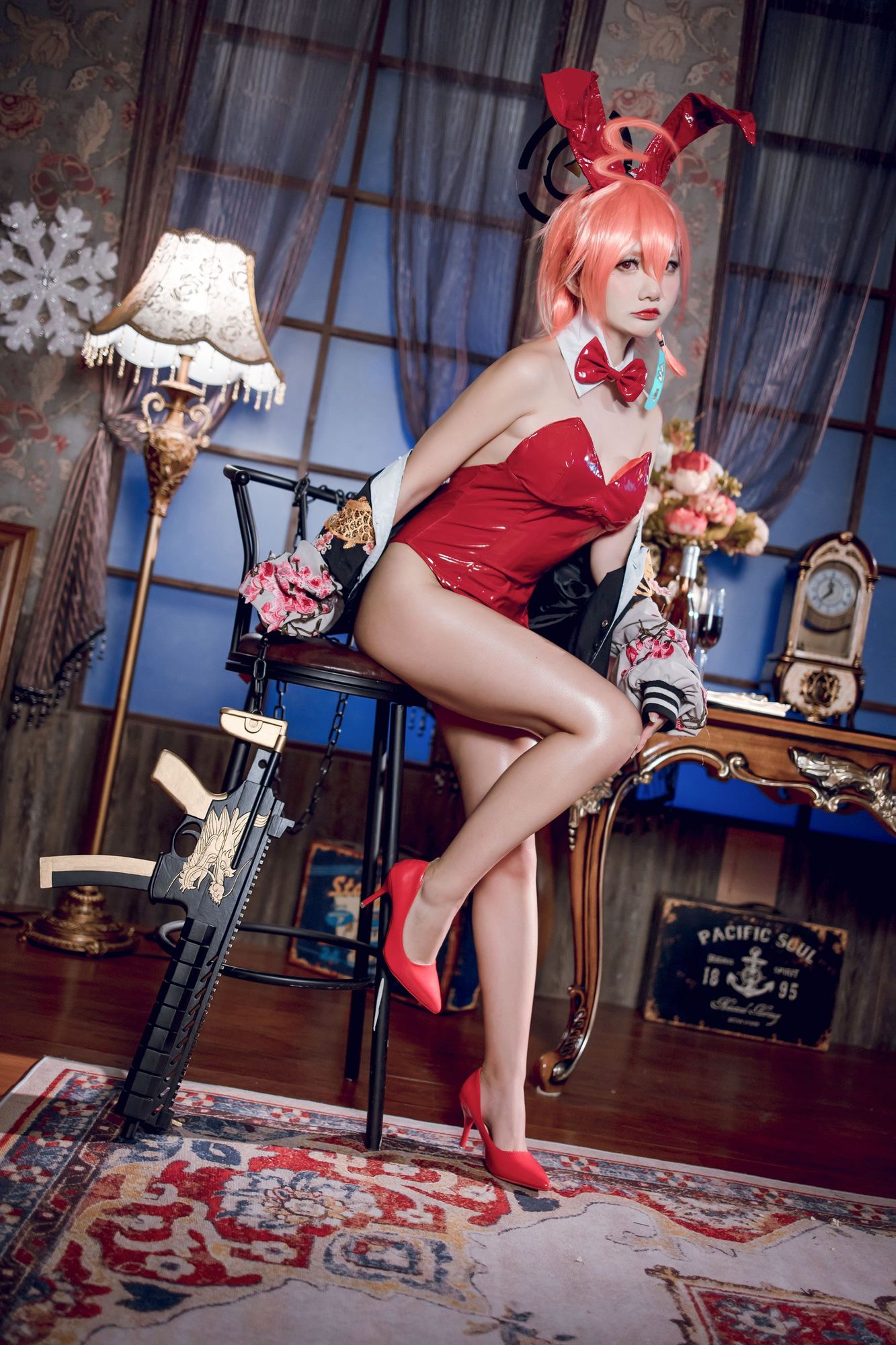 No.012-Blue Archive Neru Mikamo Bunny 碧蓝档案 美甘宁瑠 [35P]-次元堂