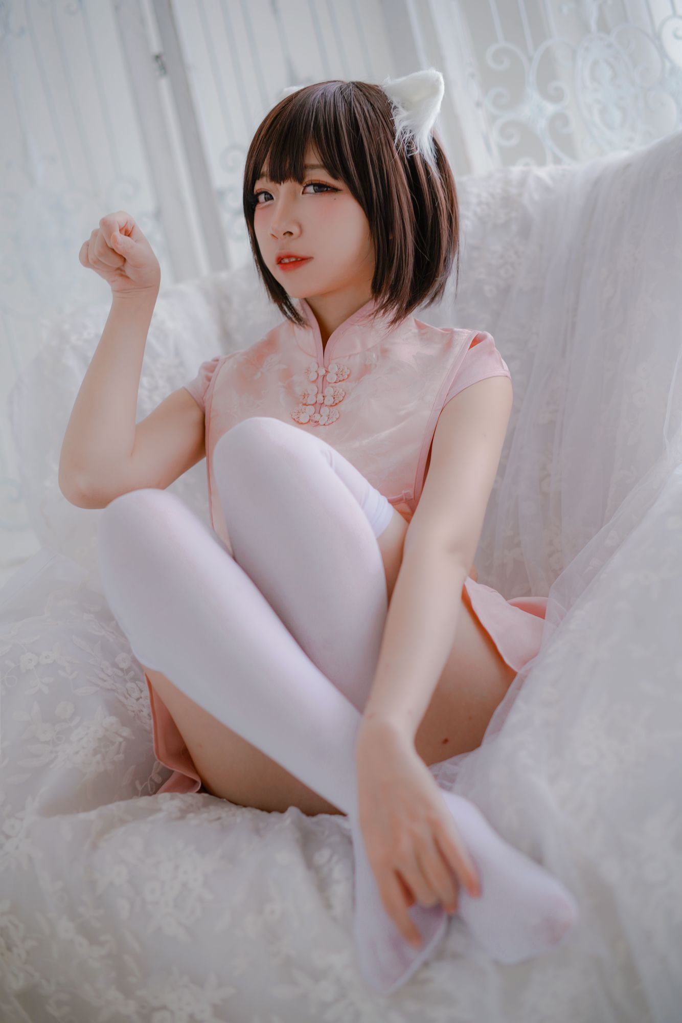 No.013-粉旗袍 [21P]-次元堂