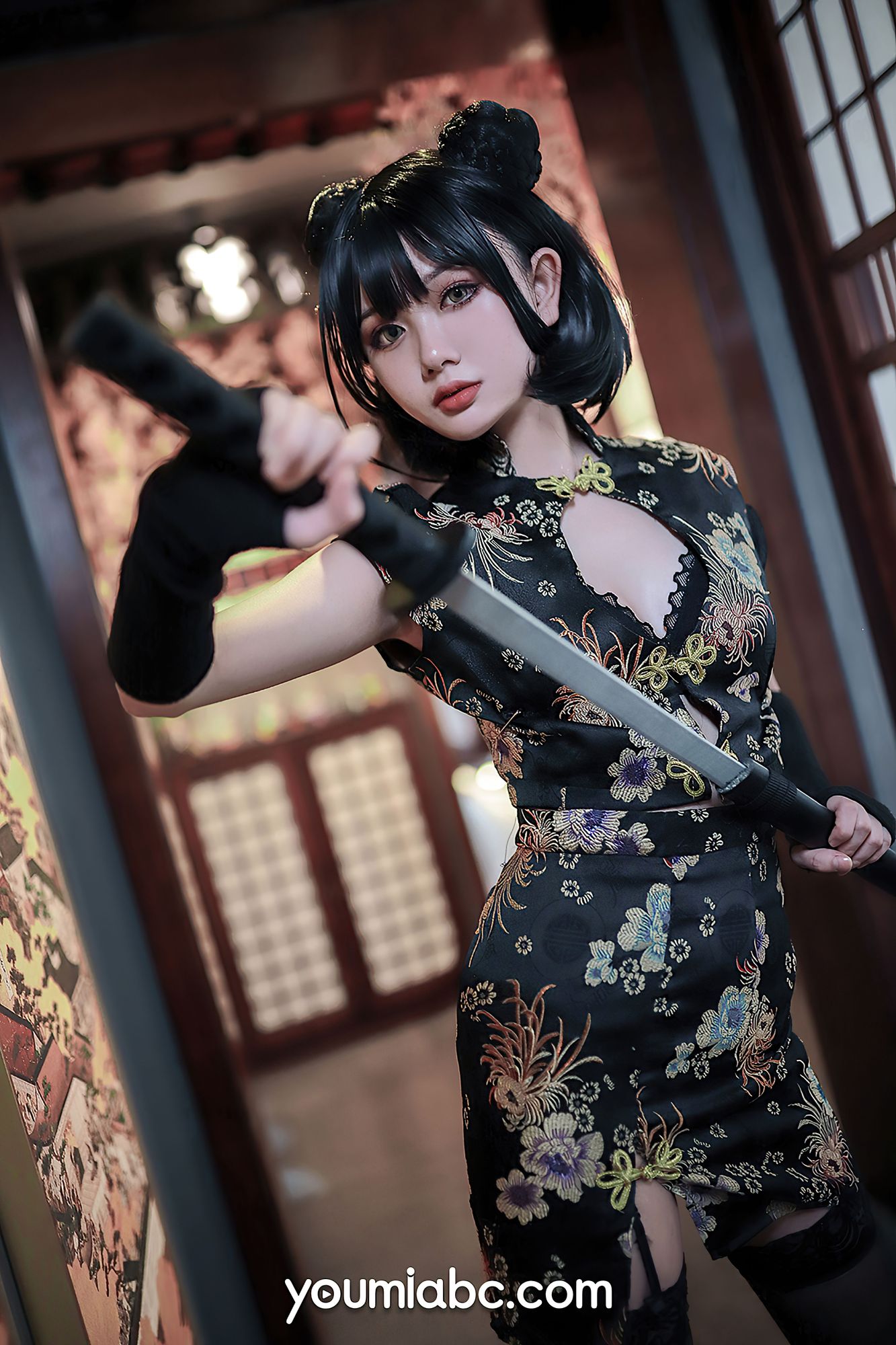 No.015-[YouMi尤蜜] 2020.12.12 旗袍武士娘 [33P]-次元堂