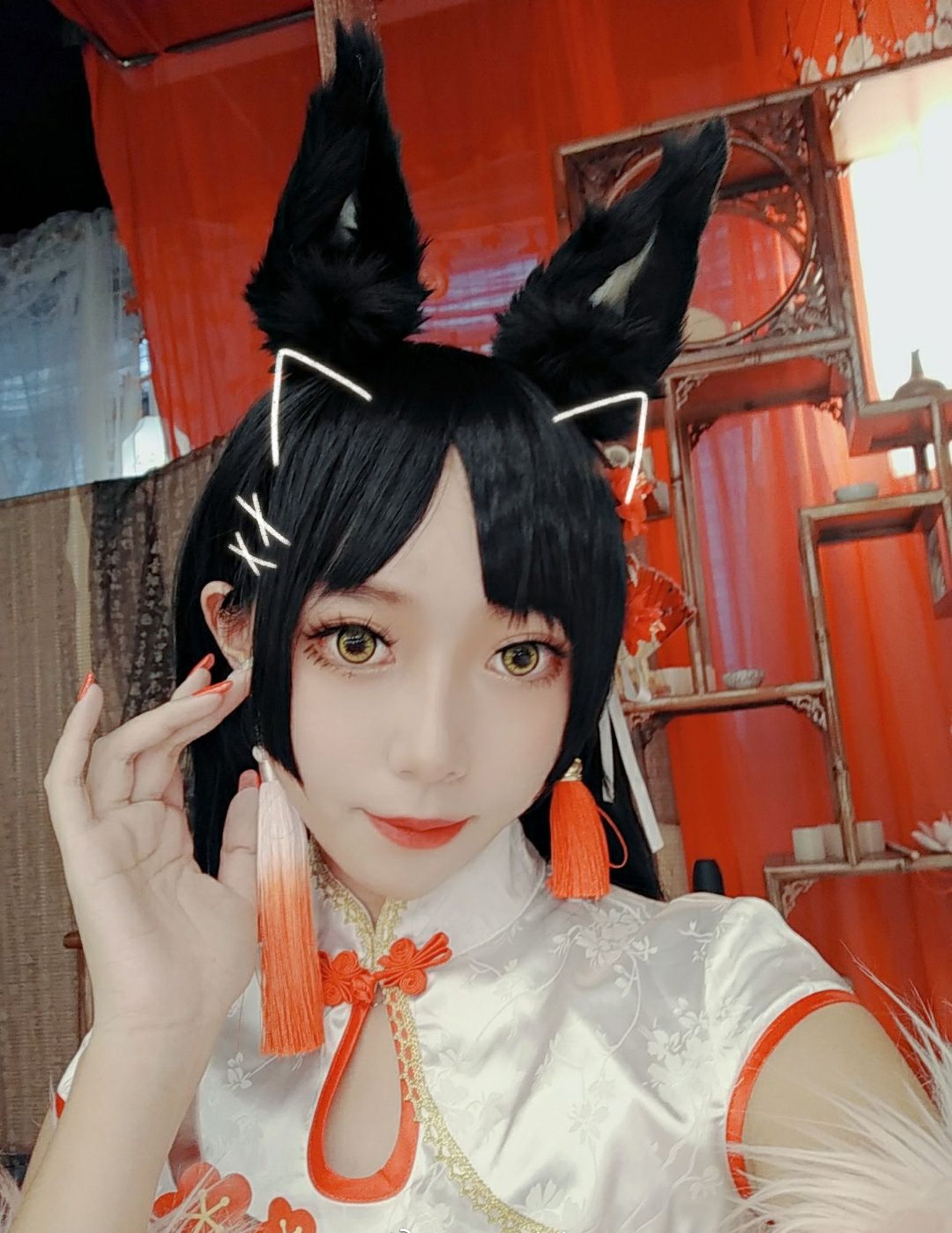 No.015-高雄红旗袍 [15P]-次元堂
