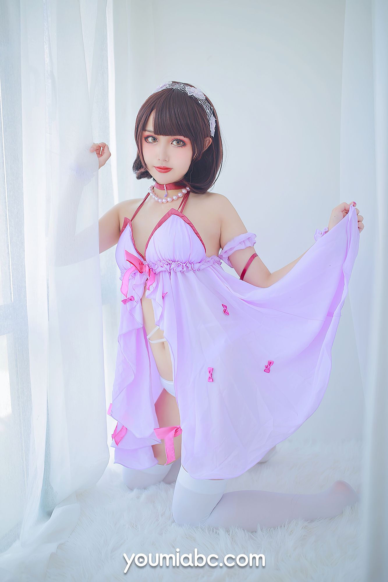 No.017-[YouMi尤蜜] 2020.12.17 睡衣派对加藤惠 [22P]-次元堂