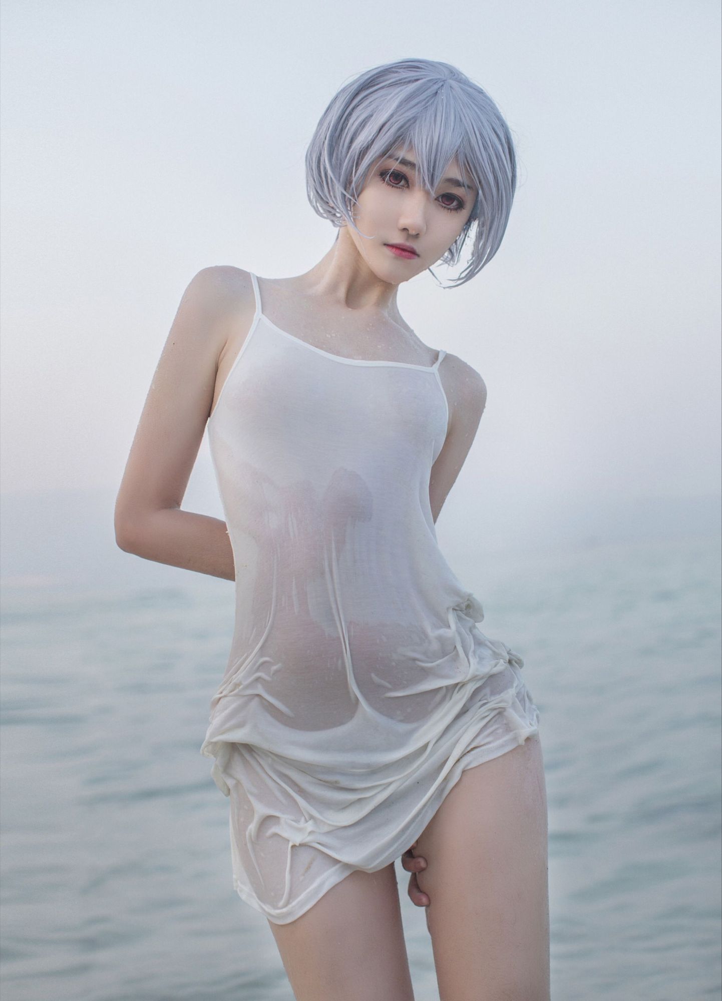 No.024-绫波丽白裙 [25P]-次元堂