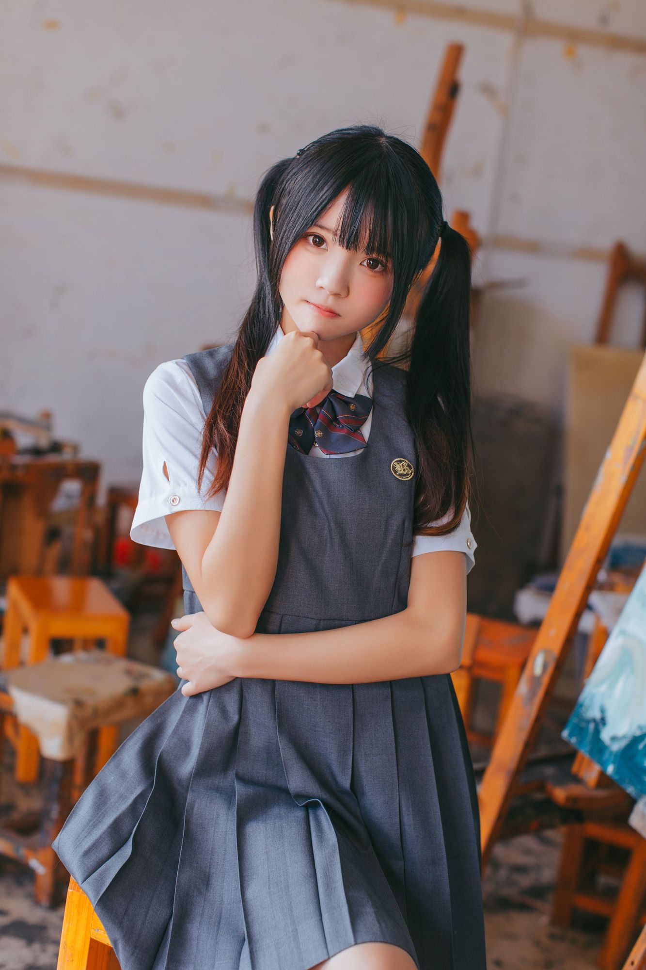No.031-画室少女 [17P]-次元堂
