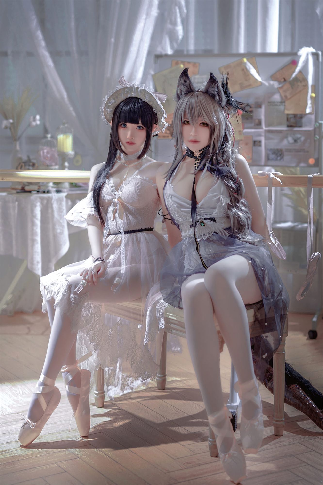No.034-Arknights 黑x森蚺バレエ(&面饼仙儿) [56P]-次元堂