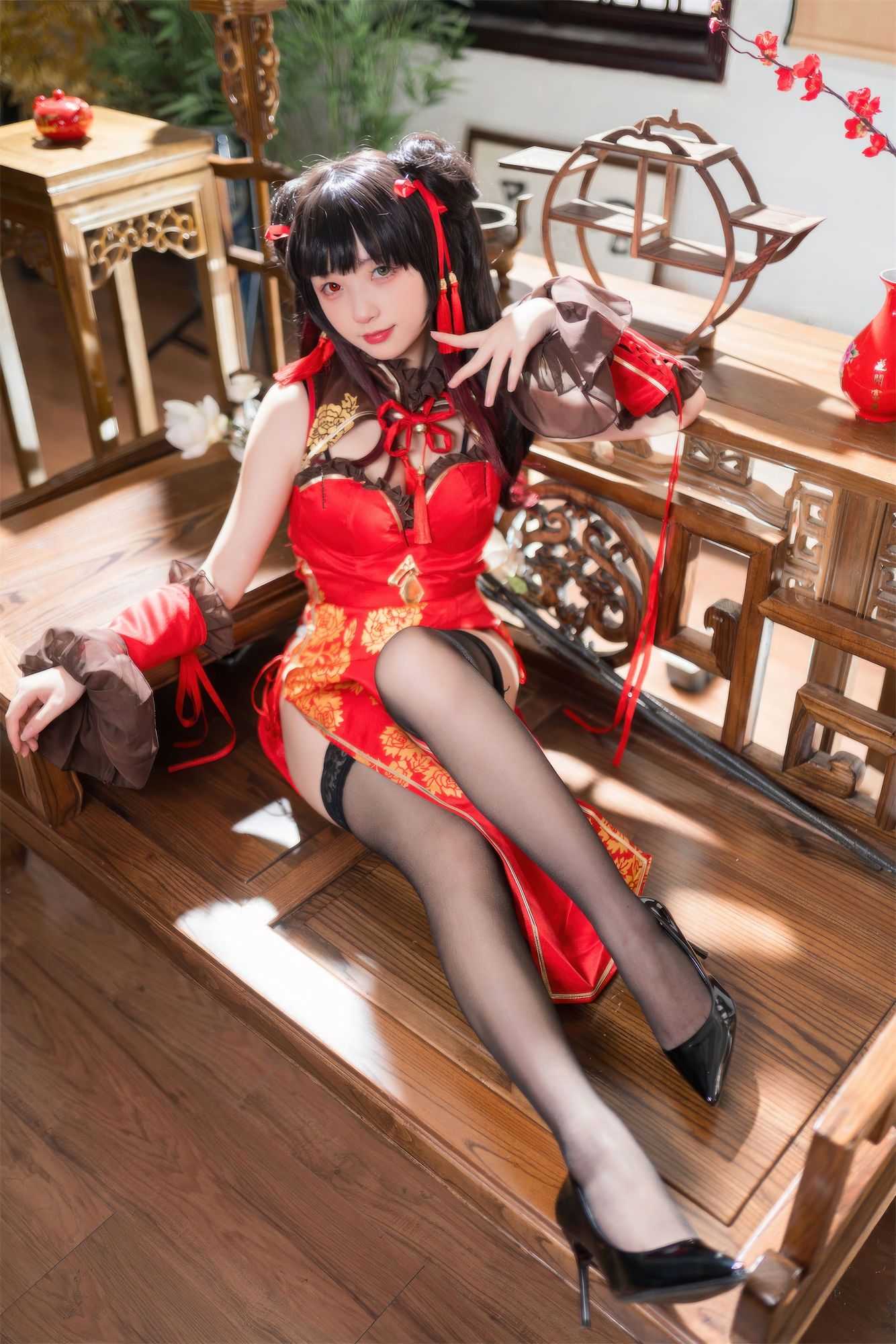 No.036 – 时崎狂三 旗袍 [66P]-次元堂