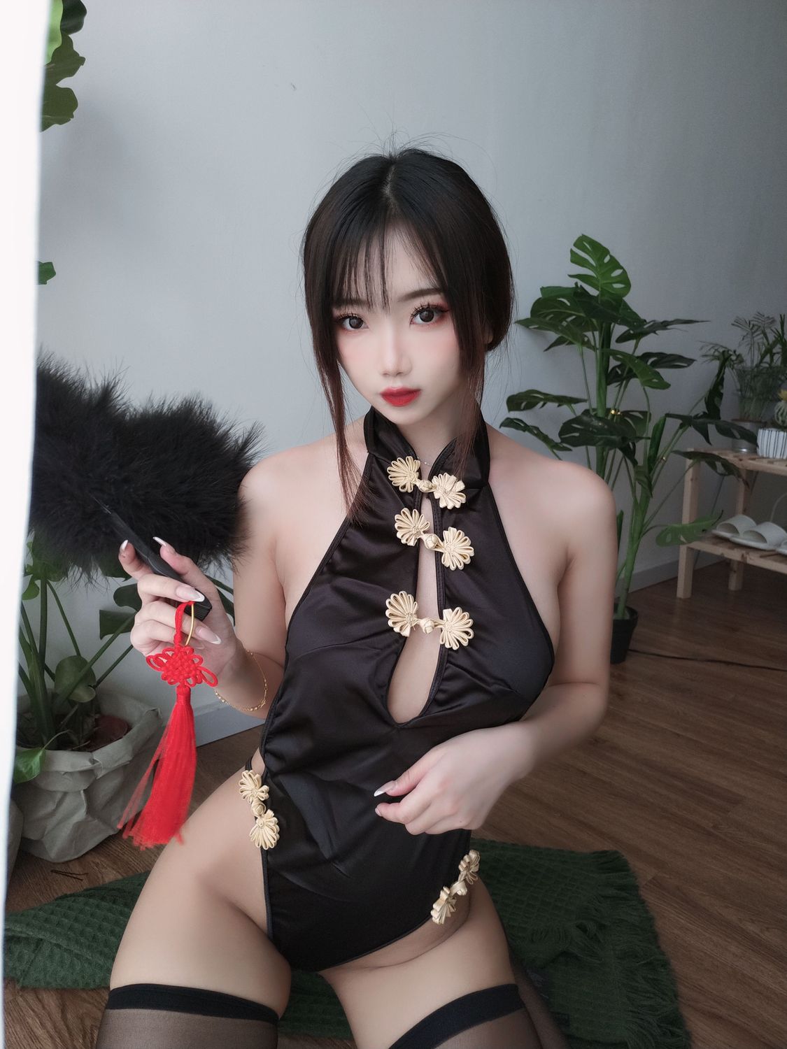 No.036-黑色短款旗袍 [35P 1V]-次元堂