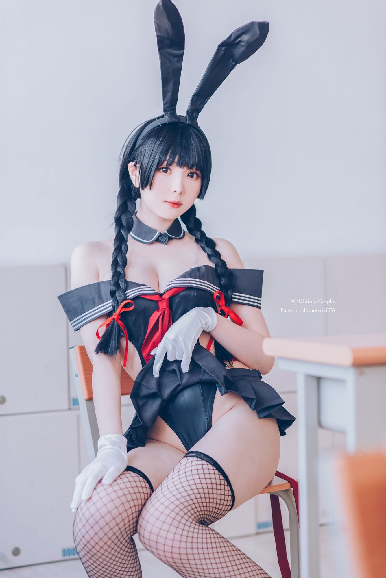 No.042-卯月桃子 水手服兔女郎 [19P]-次元堂