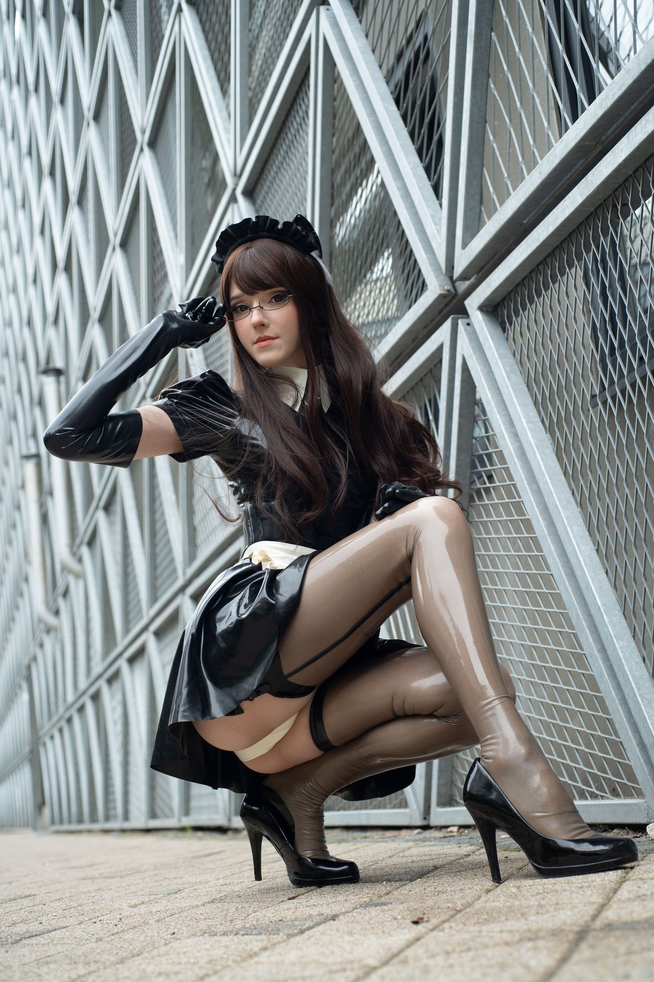 No.045 – Latex Maid [75P 18V]-次元堂