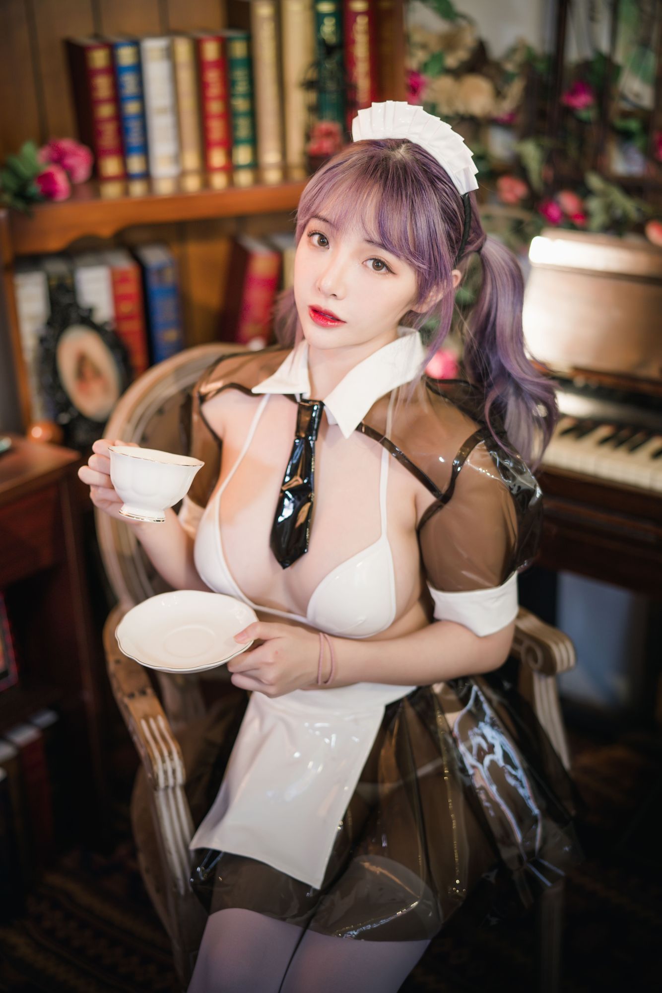 No.048-透明皮衣女仆 [18P]-次元堂