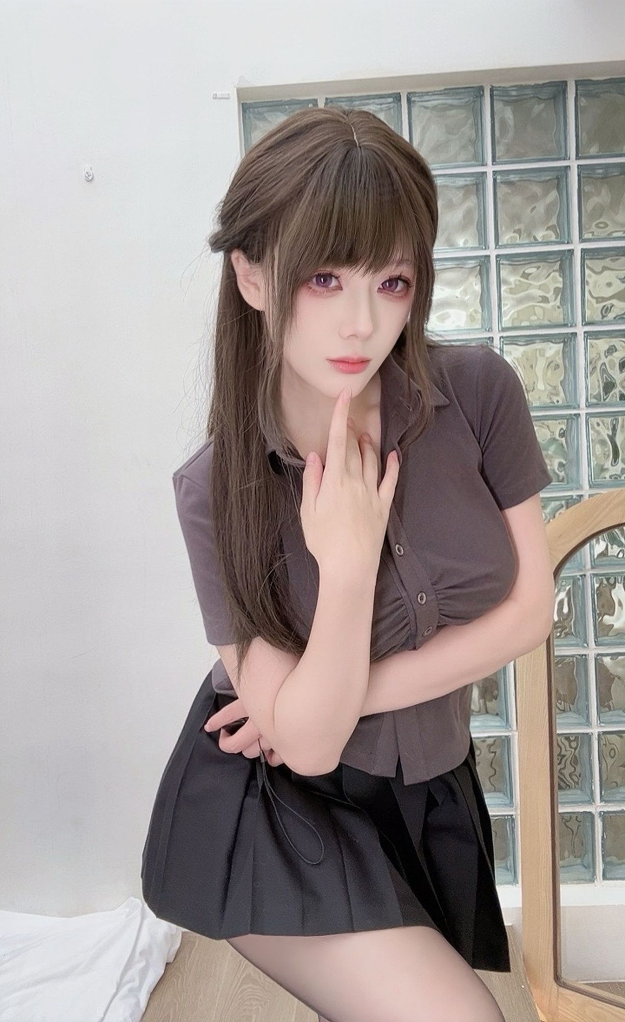 No.055 – 风纪学姐 [41P 5V]-次元堂