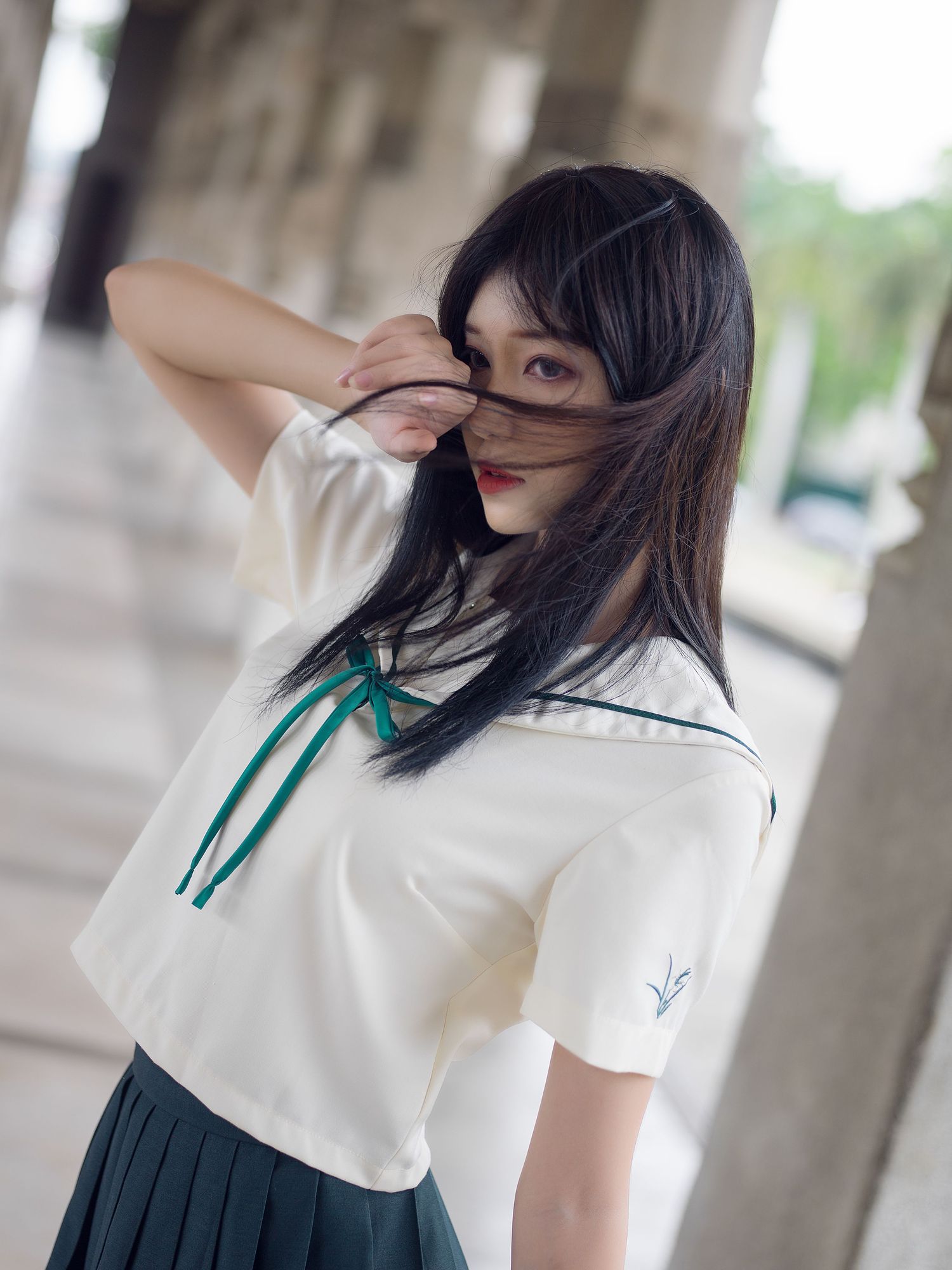 No.058-绿jk [14P]-次元堂