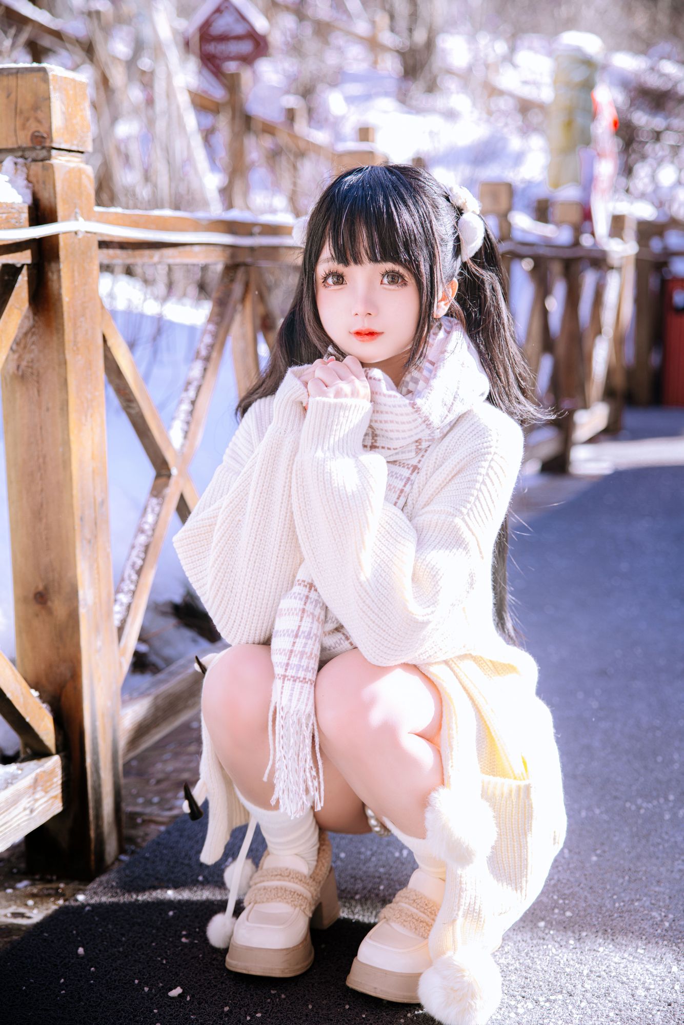 No.073 – 雪地少女 [108P 2V]-次元堂