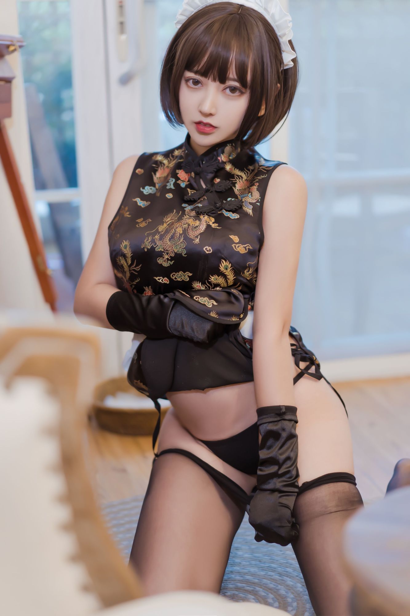 No.086-黑色旗袍 [43P]-次元堂