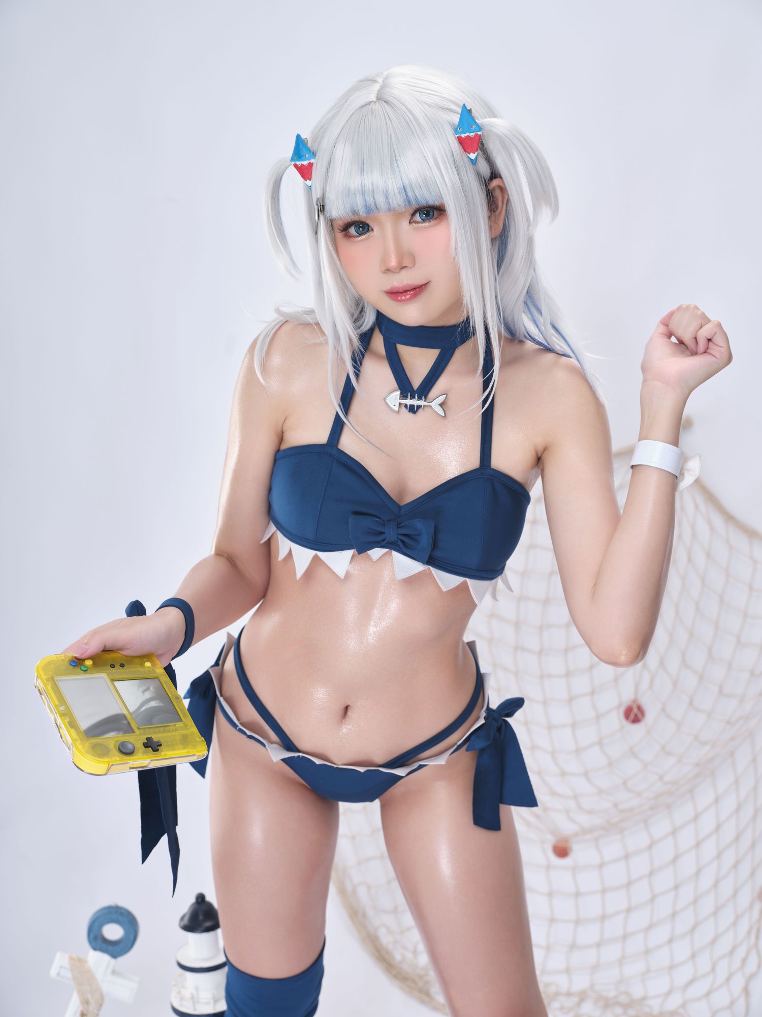 No.087 – Hololive Gawr Gura Swimsuit [25P 2V]-次元堂