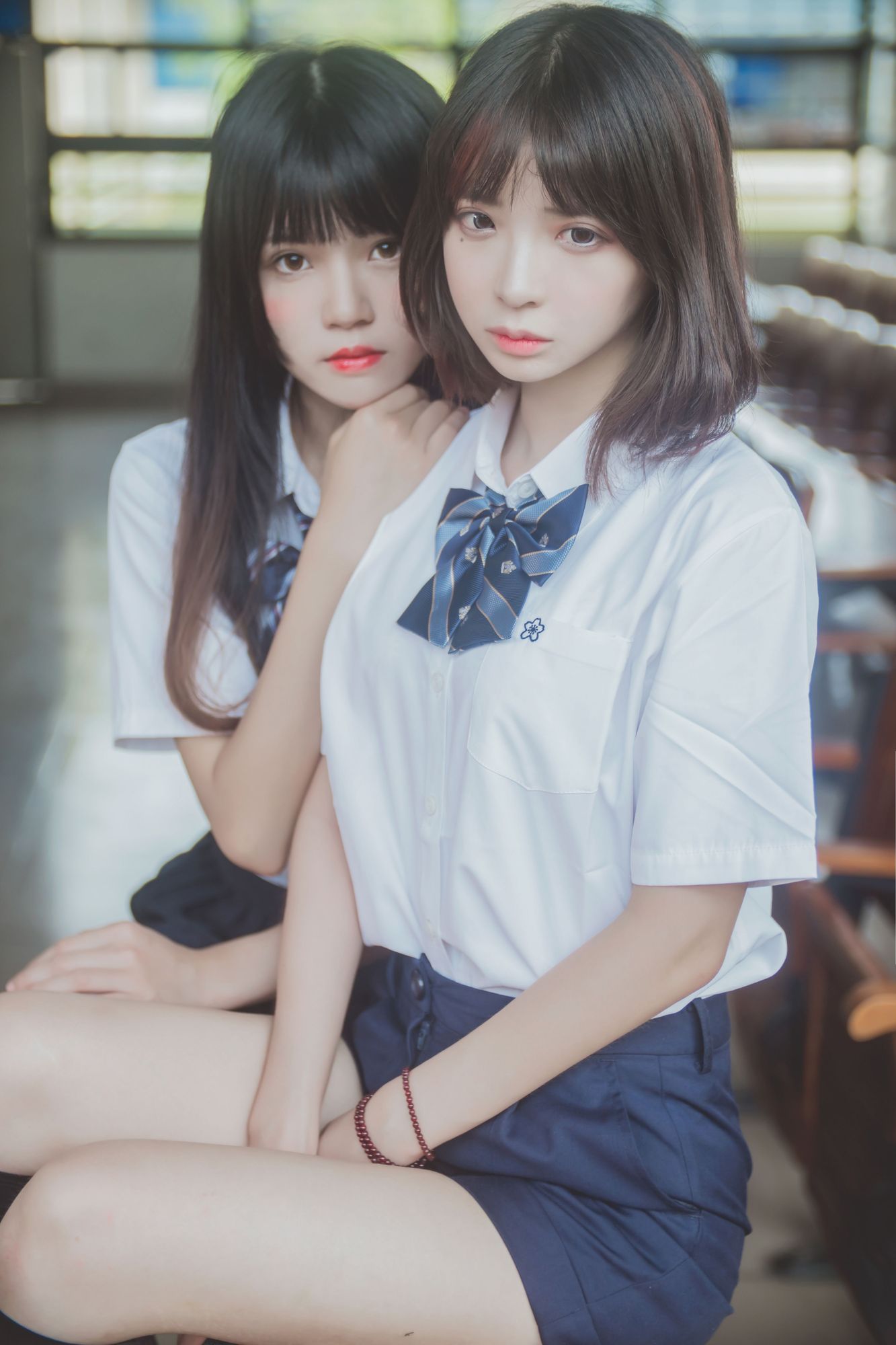 No.092-JK百合1 – 桜桃喵&疯猫ss [43P]-次元堂