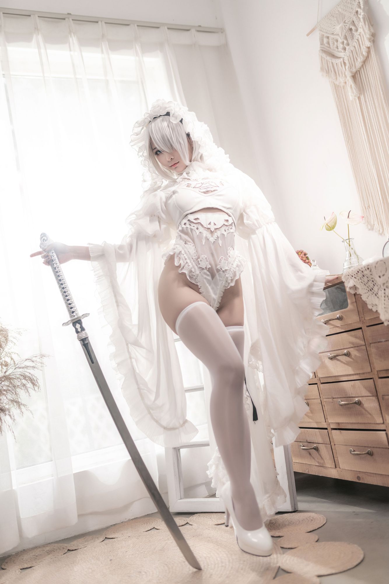 No.098-尼尔纪元 白花嫁 [20P]-次元堂
