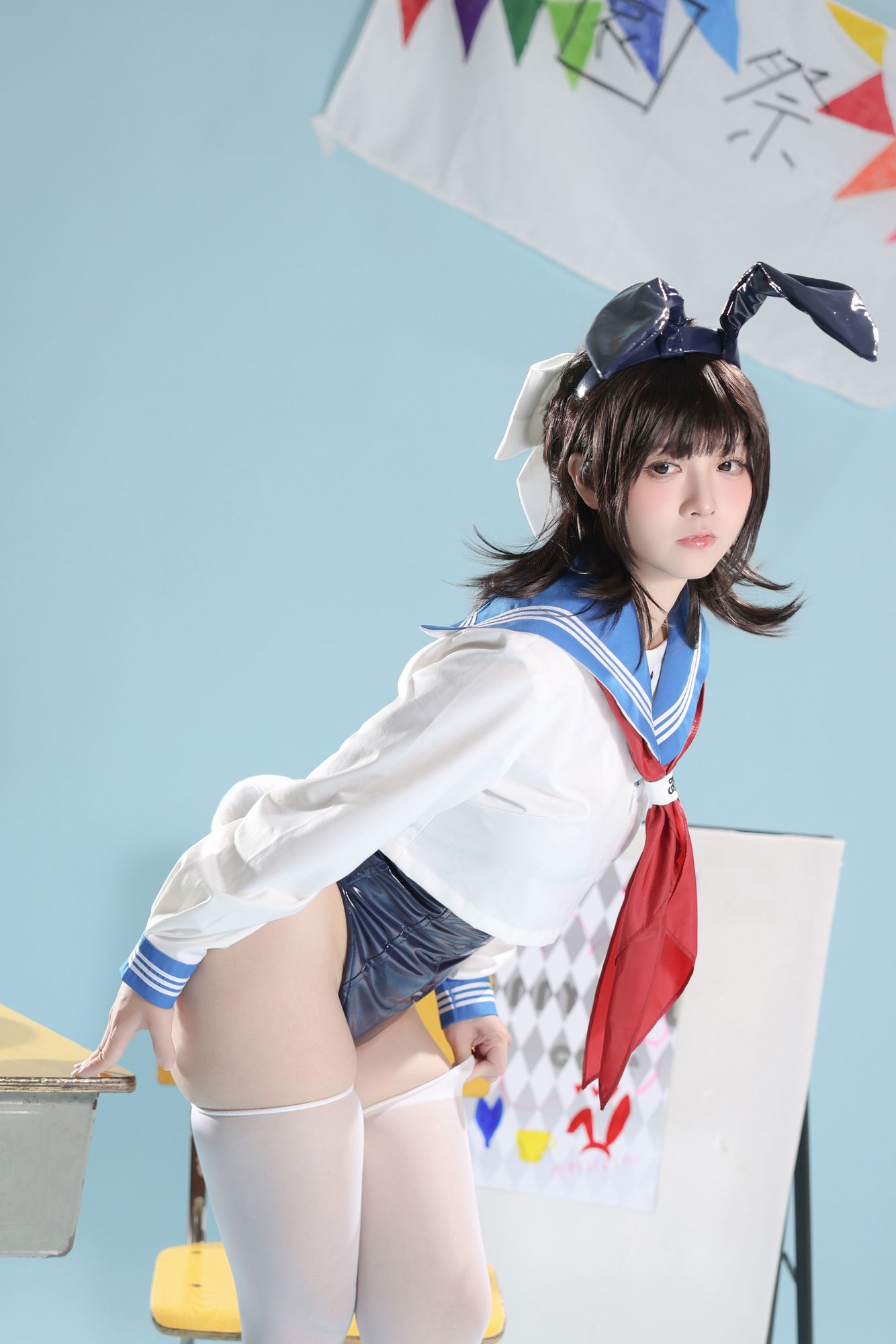 No.118 – 水手服兔女郎咖啡厅 [27P]-次元堂