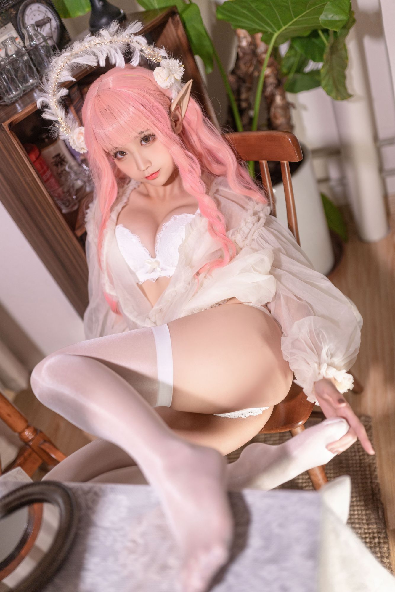 No.121-《尖耳国度》粉精灵 [40P]-次元堂